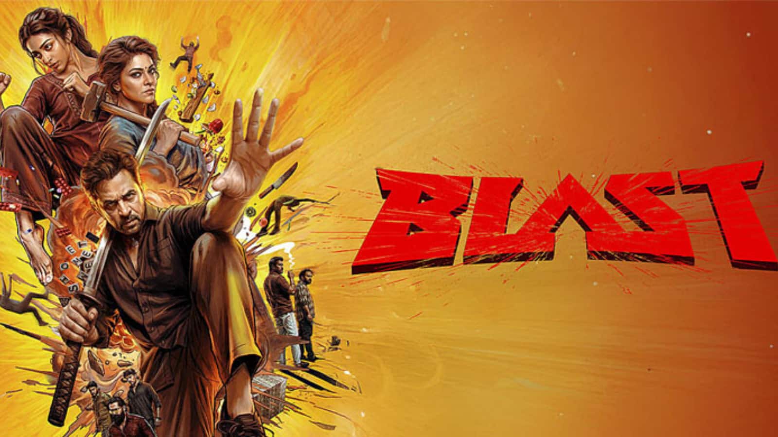1600x900 Blast box office collection day 4: Arjun Sarja's action drama jumps 31 percent, earns Rs 21.58 crore globally