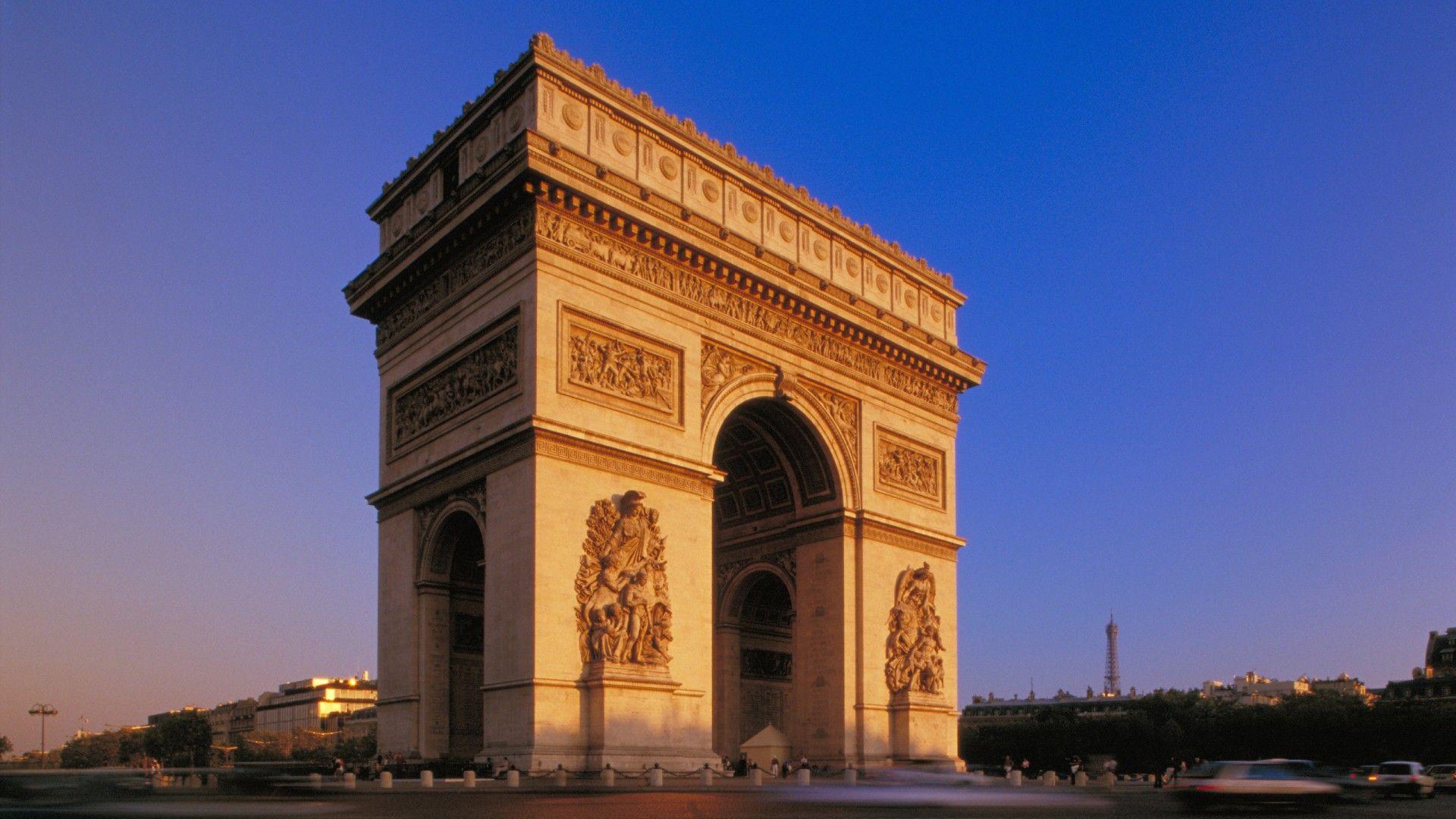 1920x1080 Arc De Triomphe Travel Wallpaper