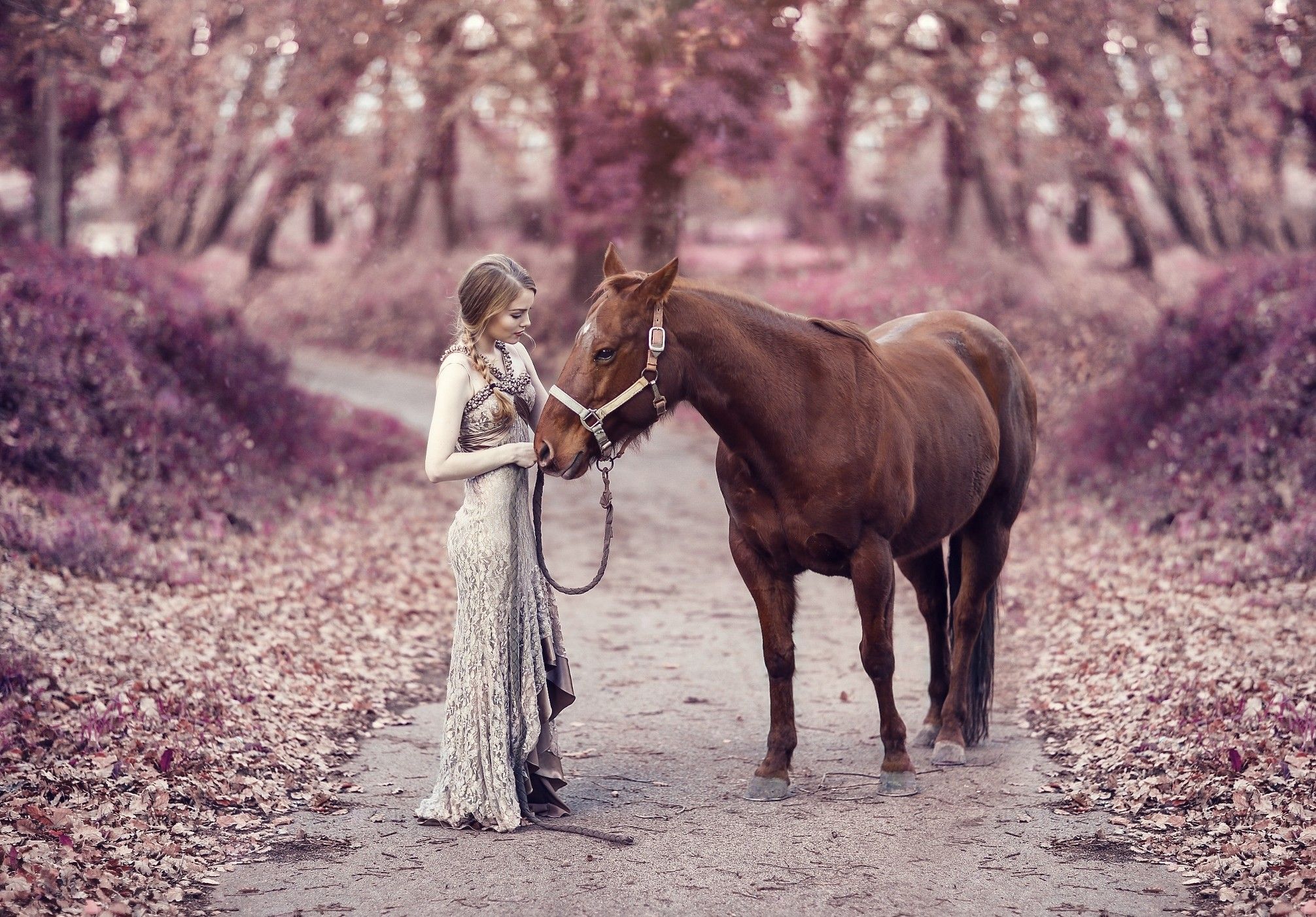 2012x1402 Girl With Horse Wallpaper, HD Girls Wallpaper, 4k Wallpaper, Image, Background, Photos and Picture
