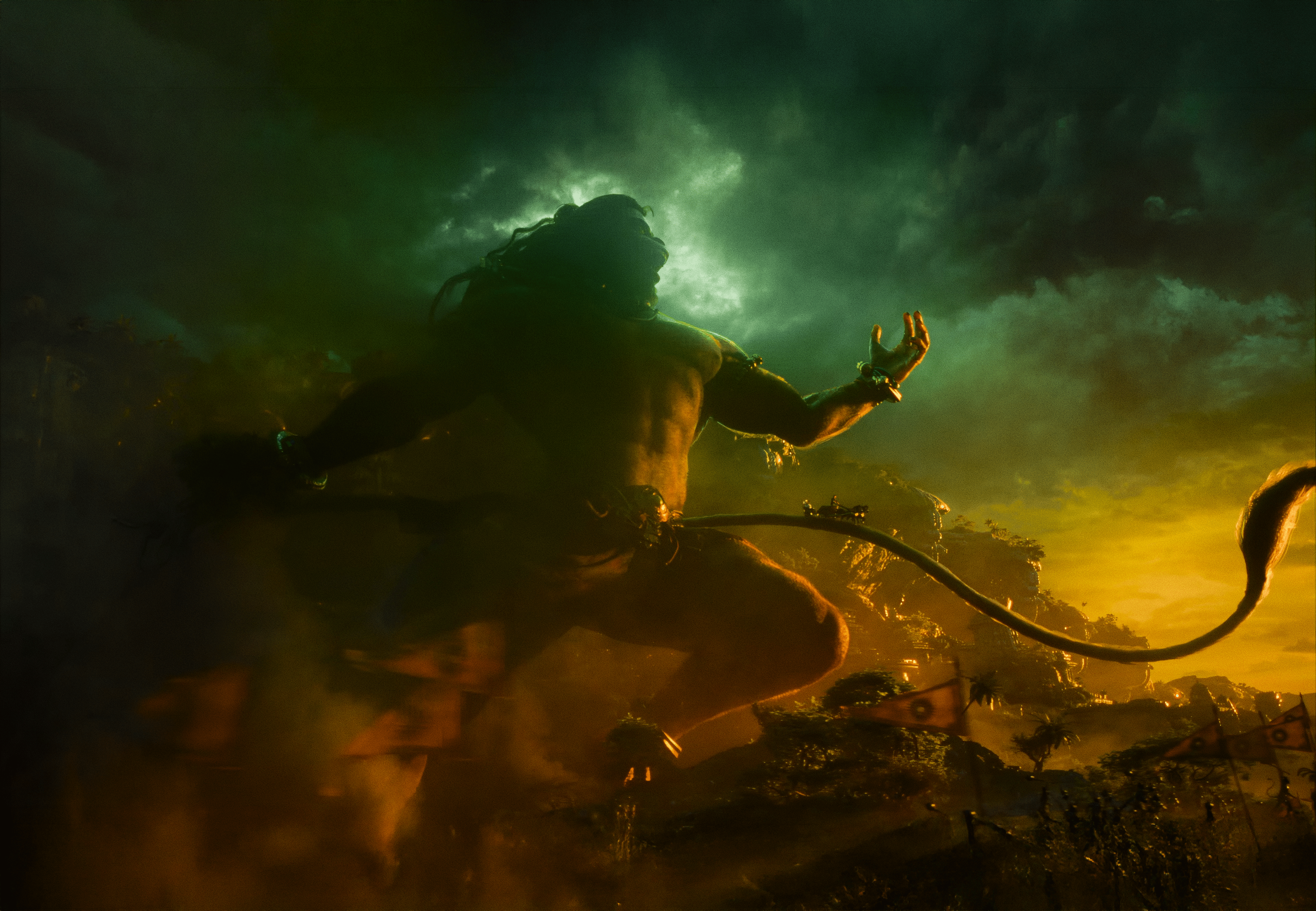 3840x2660 Has anyone managed to create wallpaper from the Varanasi movie YouTube teaser?