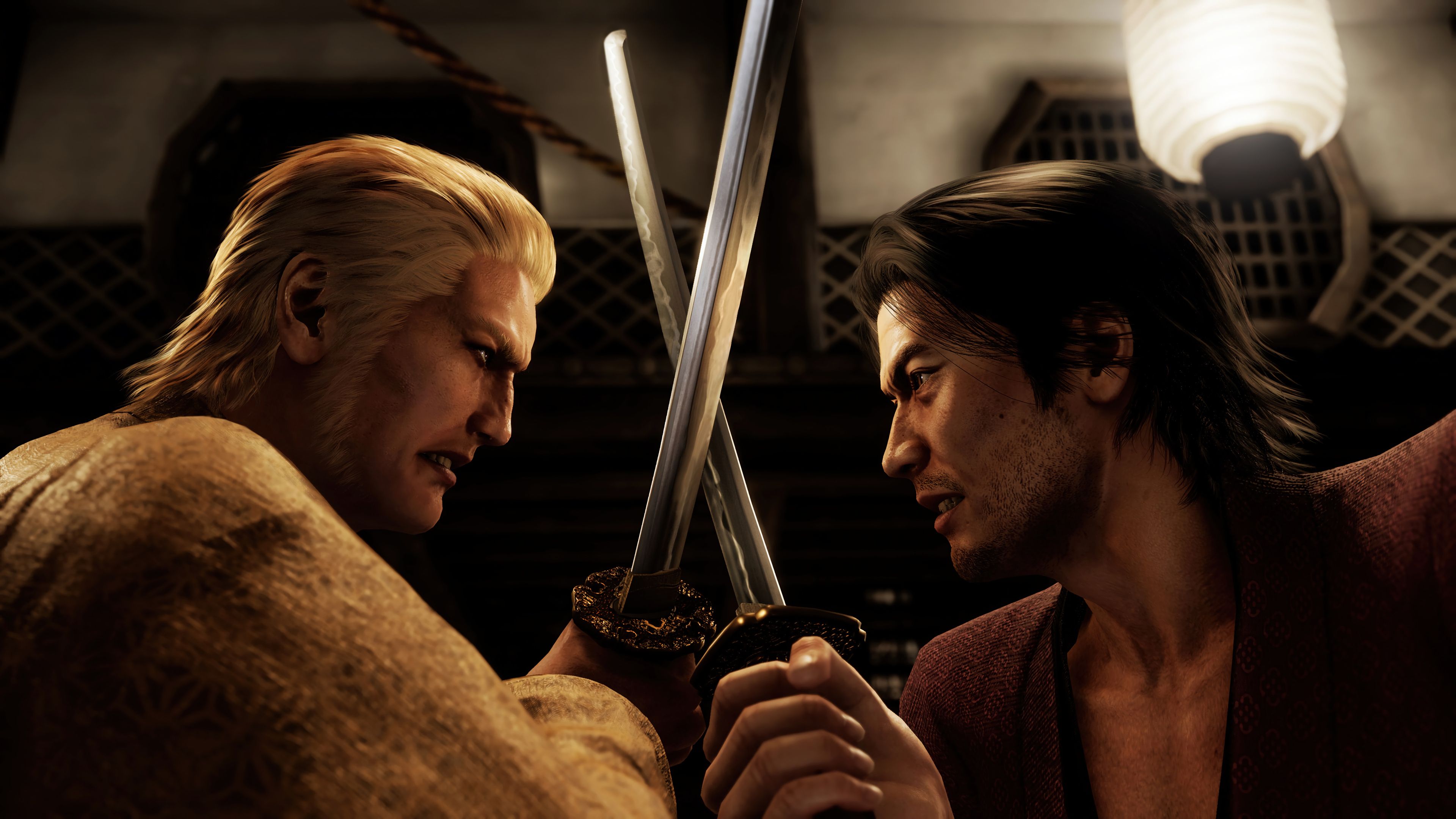 3840x2160 Like a Dragon Ishin Katana Battle Wallpaper 4K HD PC i