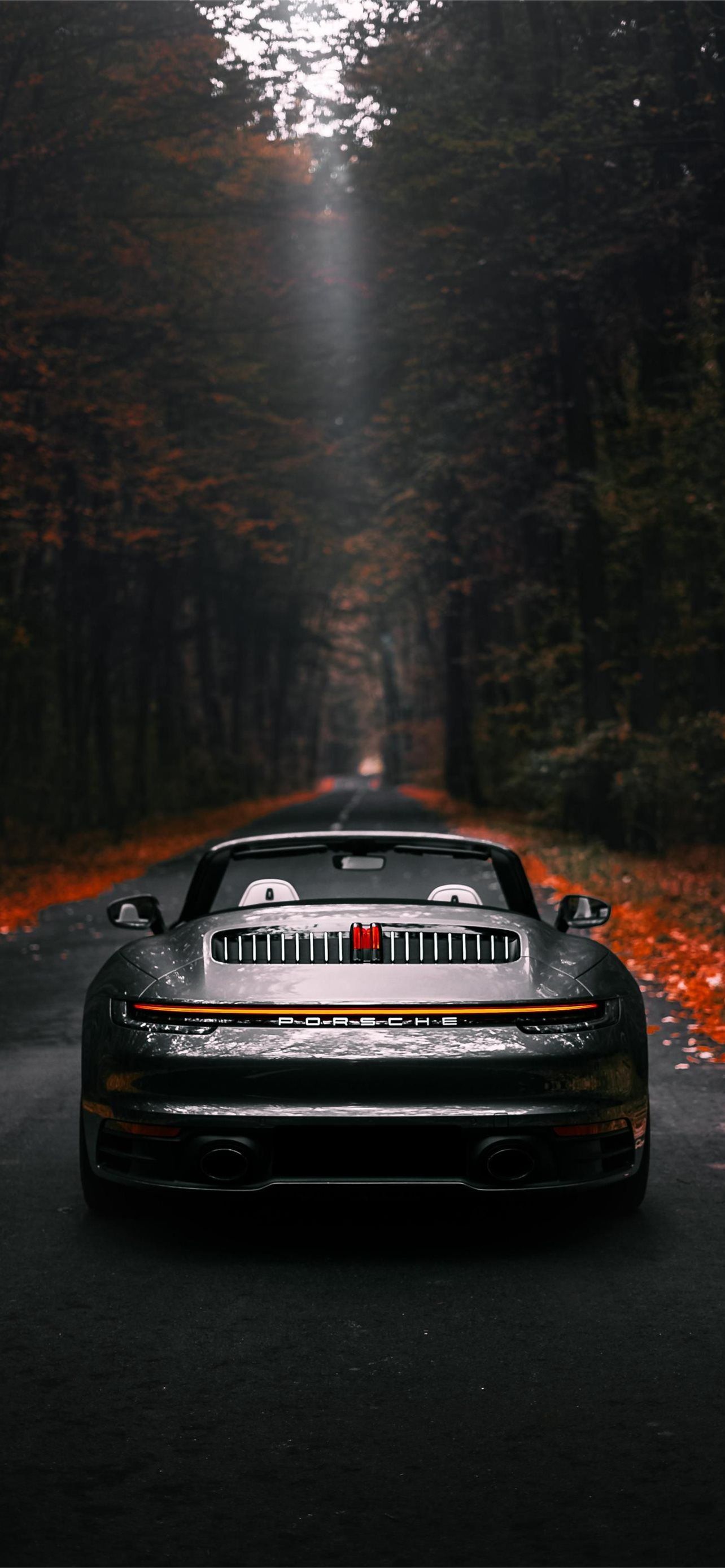 1284x2778 porsche 911 cabriolet iPhone Wallpaper Free Download