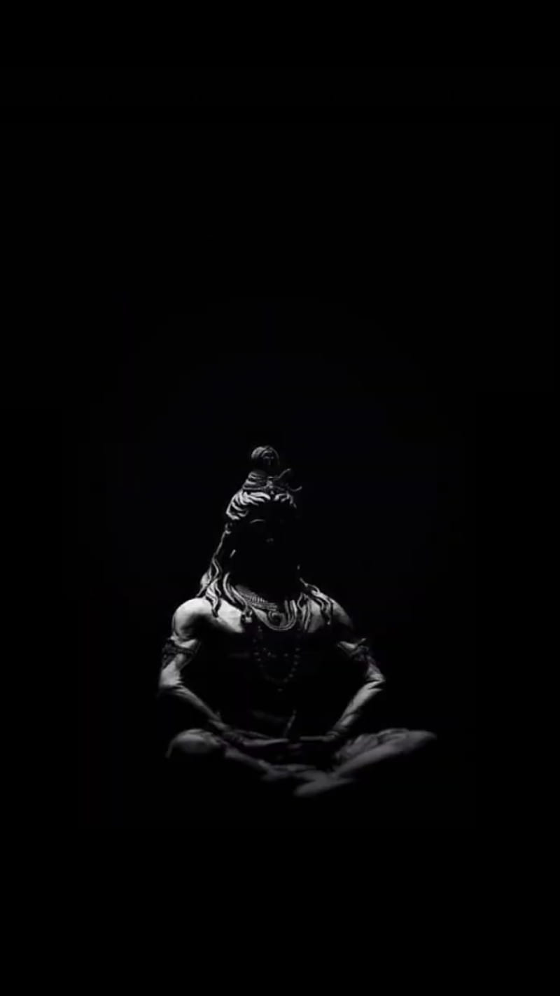 800x1422 Bholenath, bholenath, black hue, cool, wlps, HD phone wallpaper