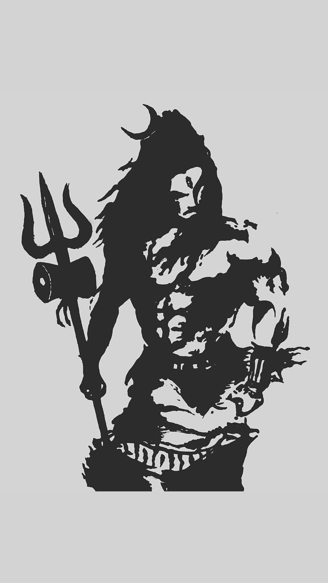 1080x1920 Download Dark Mahakal Angry Wallpaper