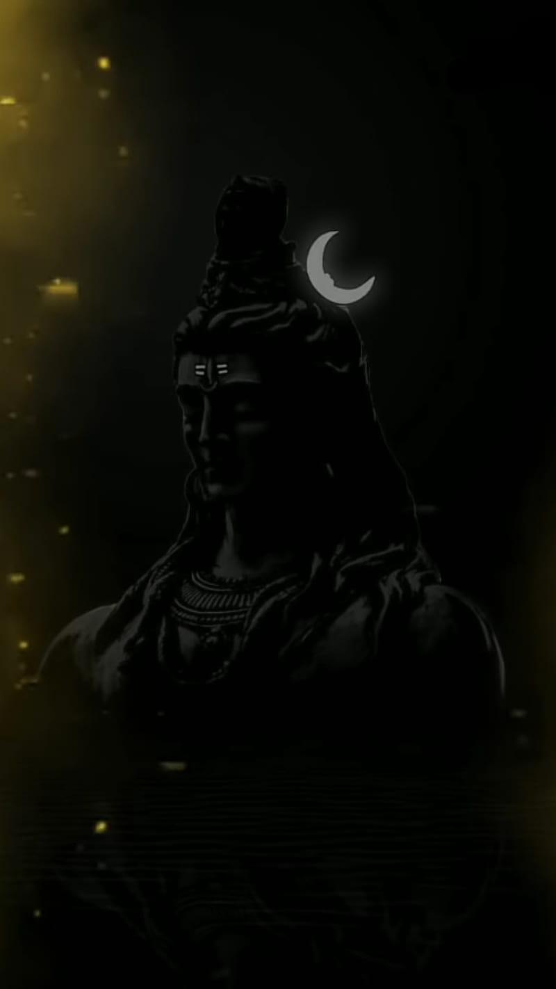 800x1422 Bholenath, bholenath wlps, black hue, cool, HD phone wallpaper