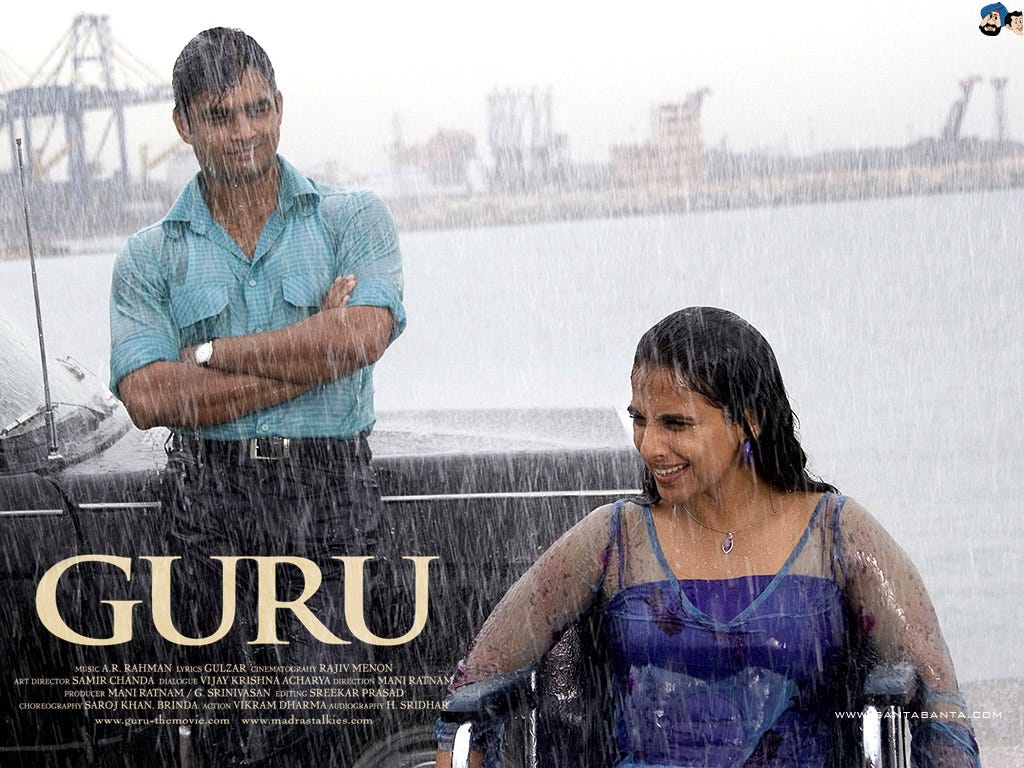 1024x768 A Decade to Mani Ratnam's Guru. Note: The article is author's personal. by Surya Tej Borra