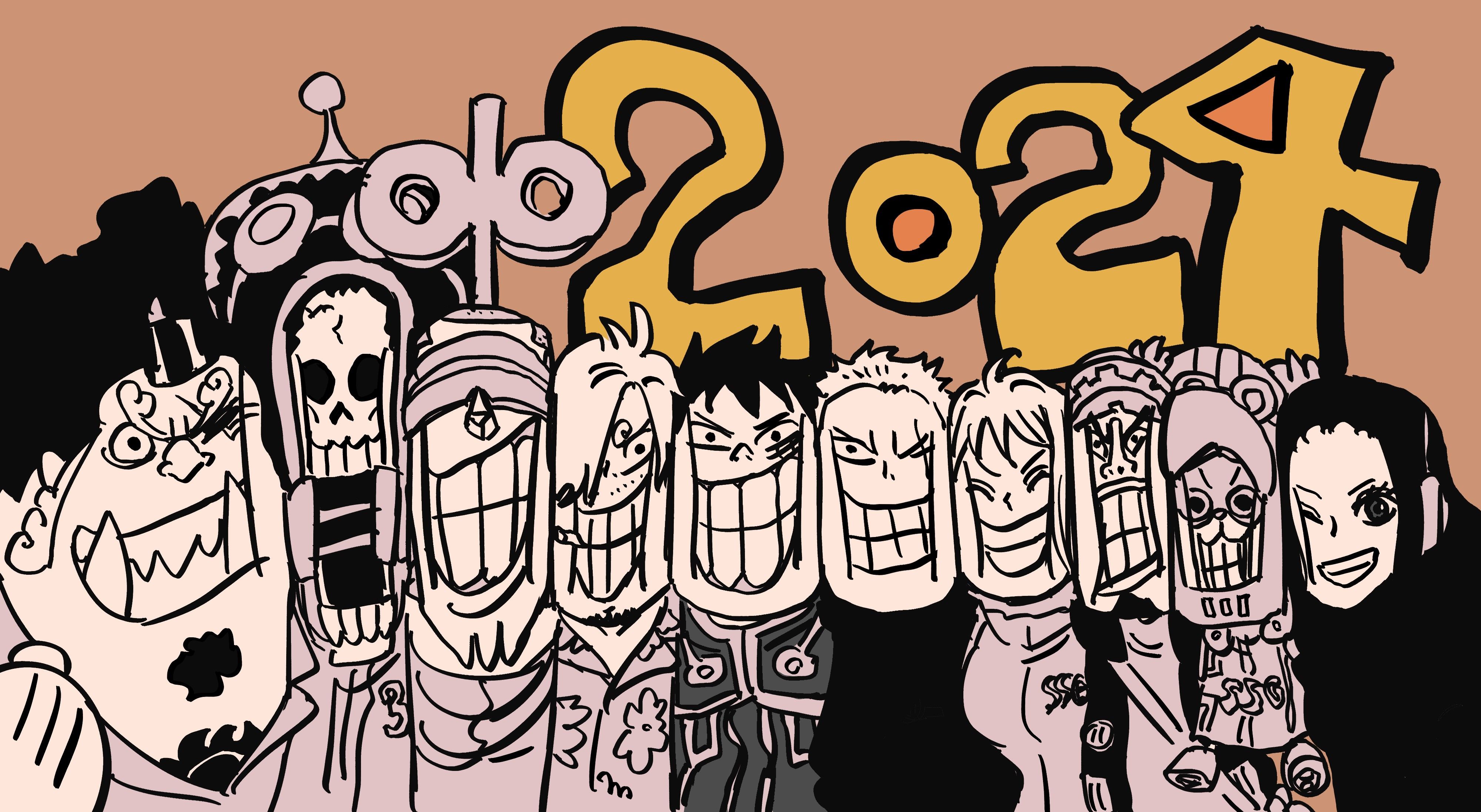 4000x2194 One Piece 2024: 4K Ultra HD Anime Wallpaper