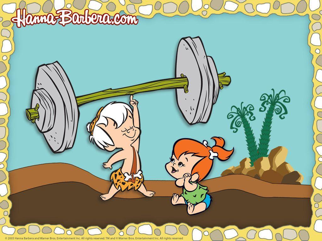 1024x768 Pebbles And Bamm Bamm Wallpaper. Flintstones