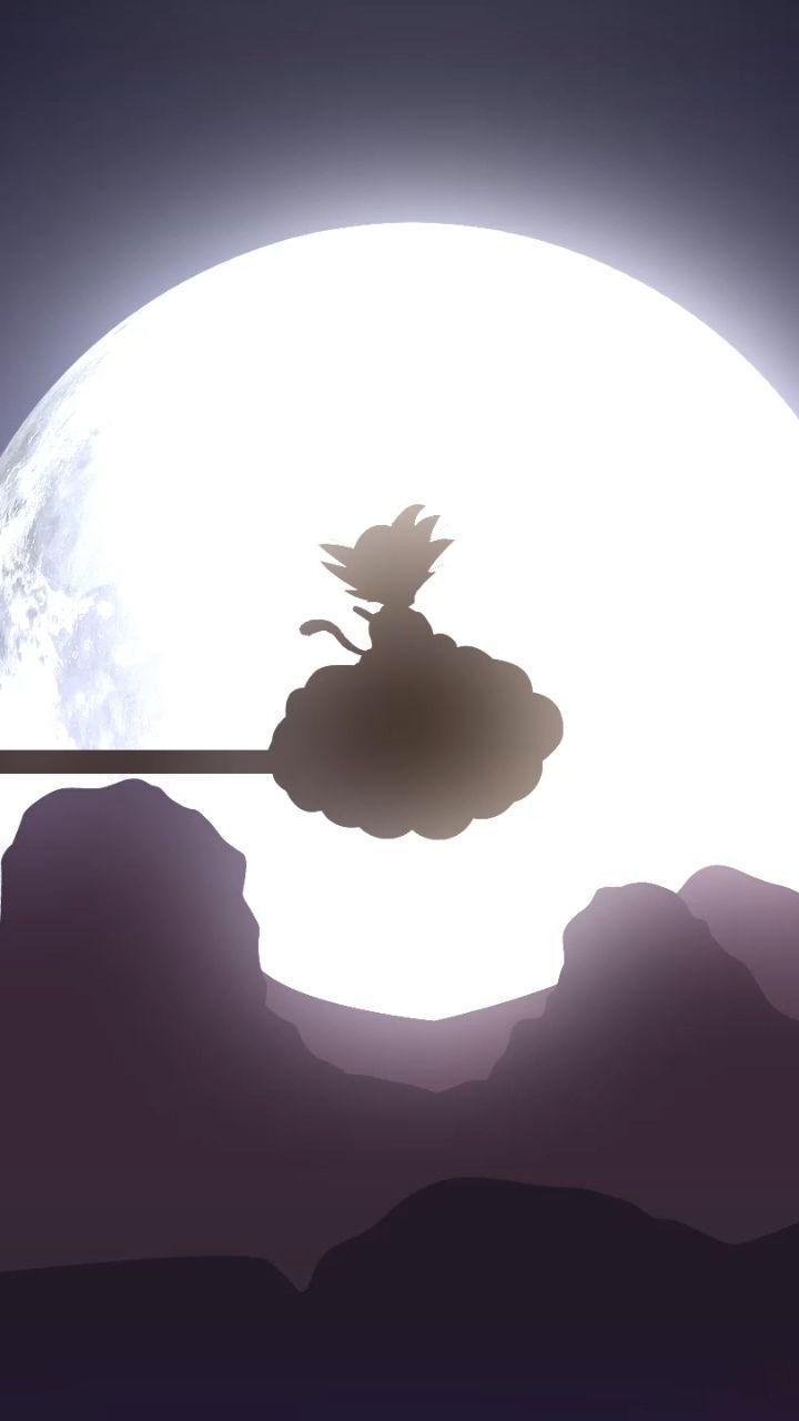720x1280 Kid Goku Riding Nimbus Cloud Dragon Ball Live Wallpaper