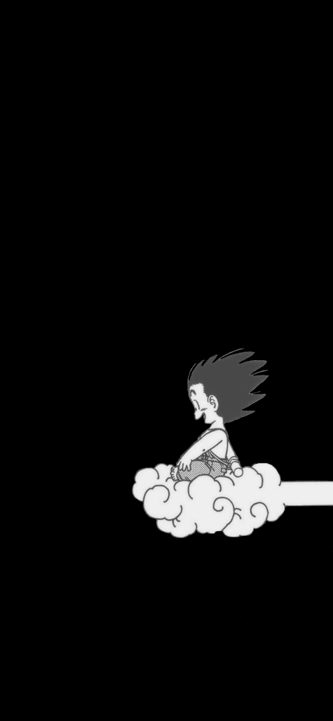 1080x2340 Kid Goku on Nimbus [1080x2340]