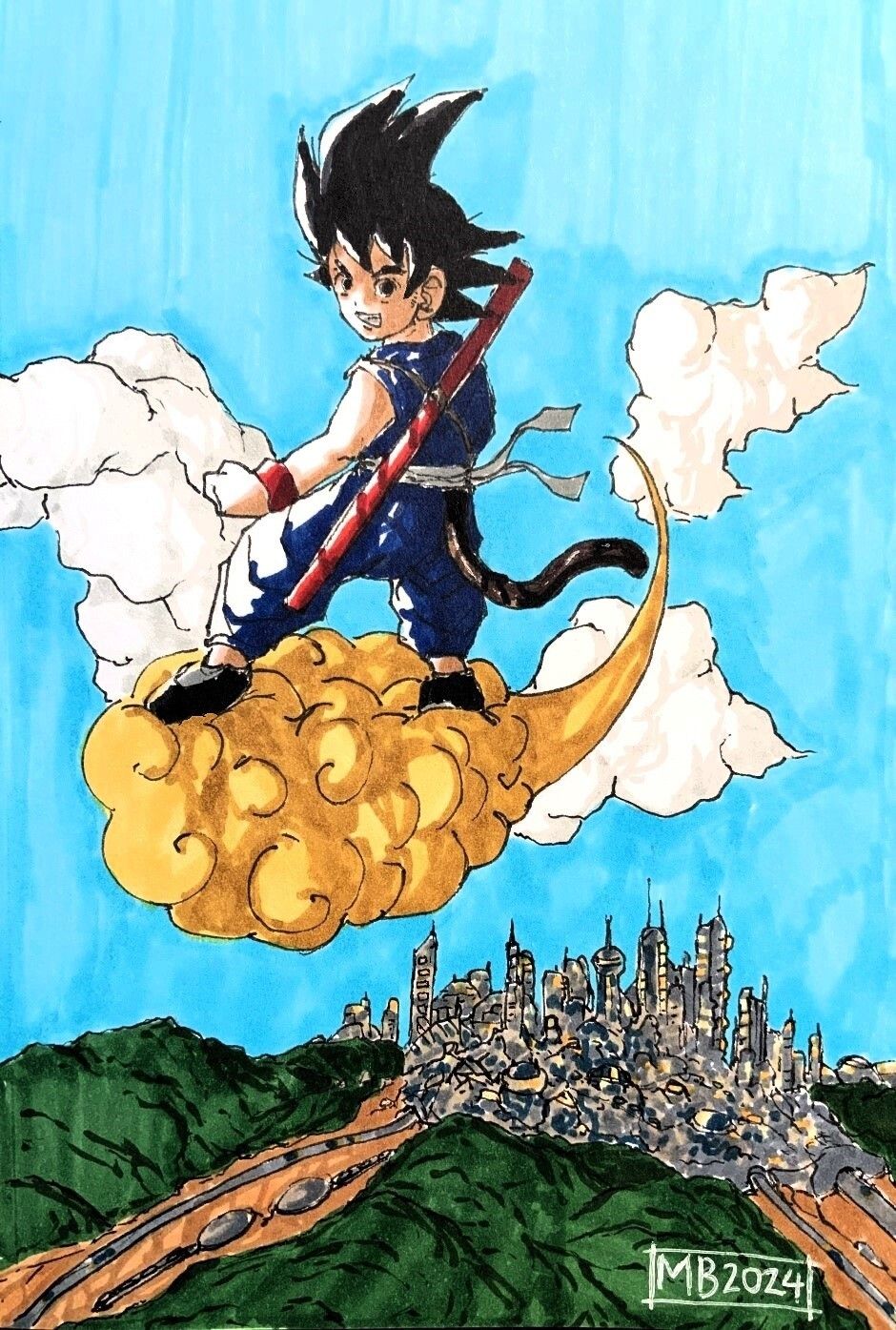 940x1395 Kid Goku