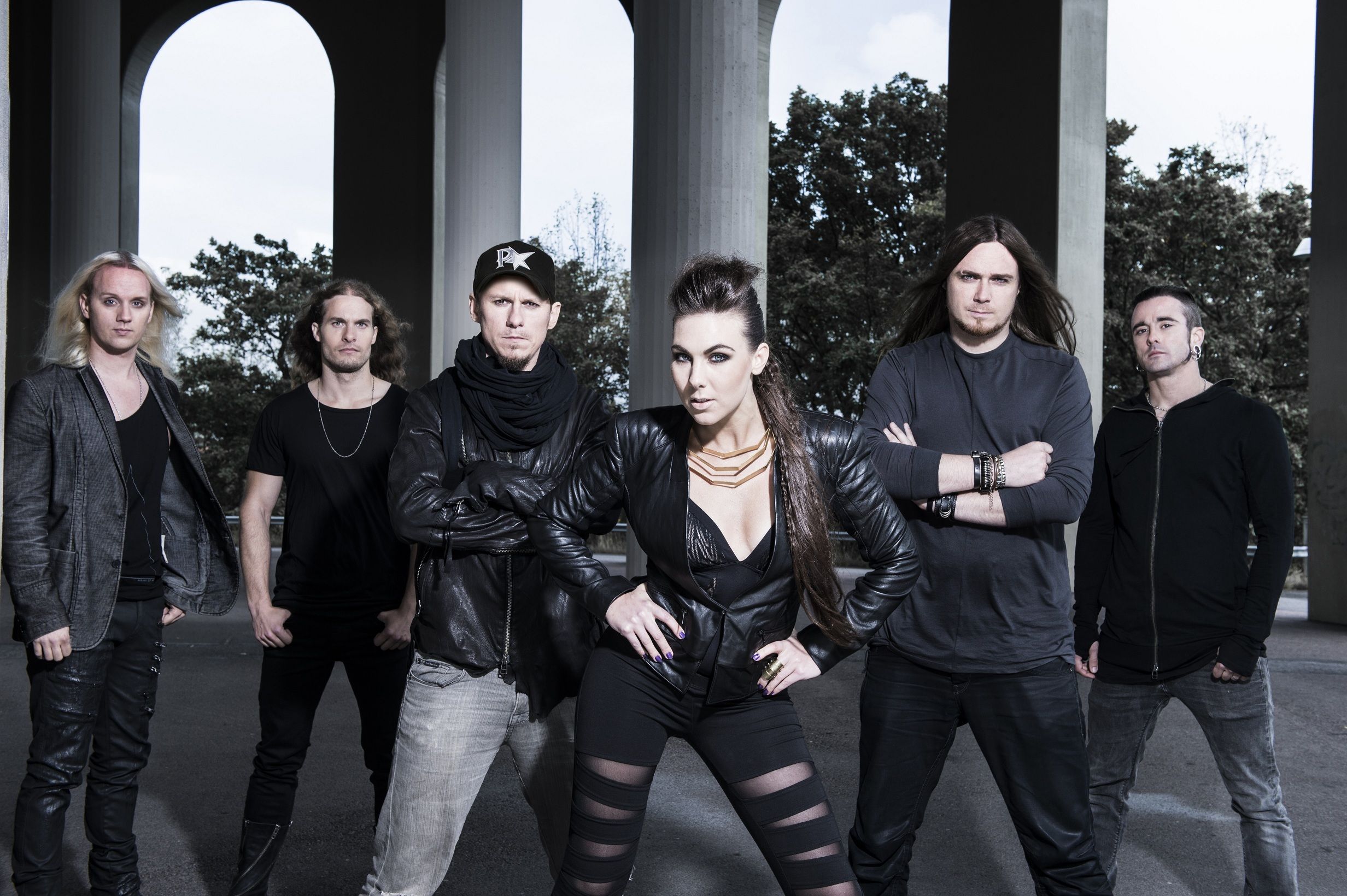 2464x1640 Wallpaper metal, Amaranthe, Henrik Englund Wilhemsson, Olof Morck, Joachim Lundberg, Elize Ryd, Morten Lowe Sorensen, Johan Andreassen for mobile and desktop, section музыка, resolution 2464x1640