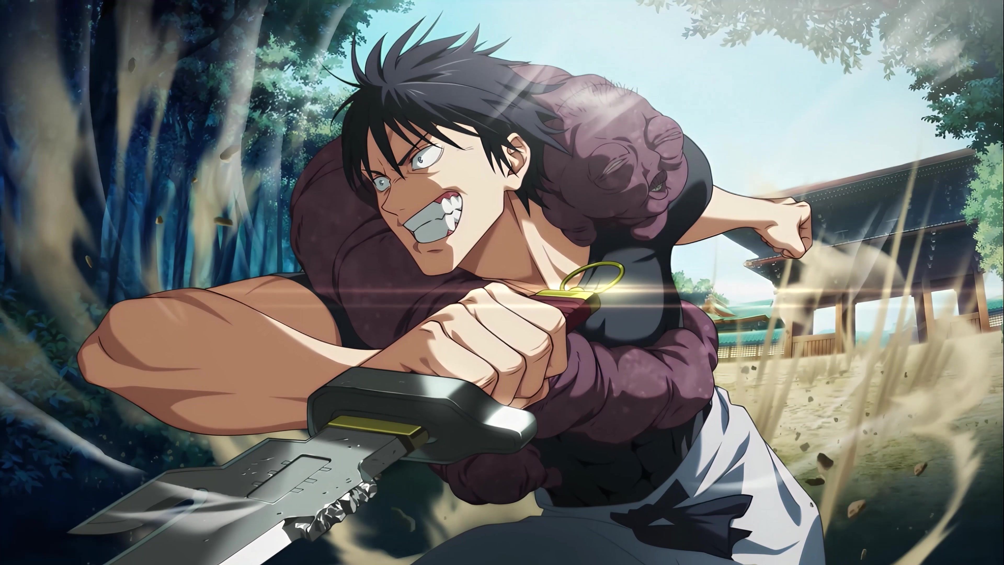 3840x2160 Toji Fushiguro Blade Strike Live Wallpaper