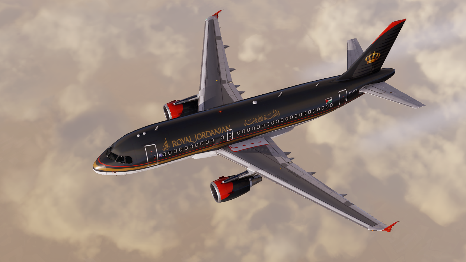 1600x900 A319 Royal Jordanian JY AYY Skins Plane.Org Forum