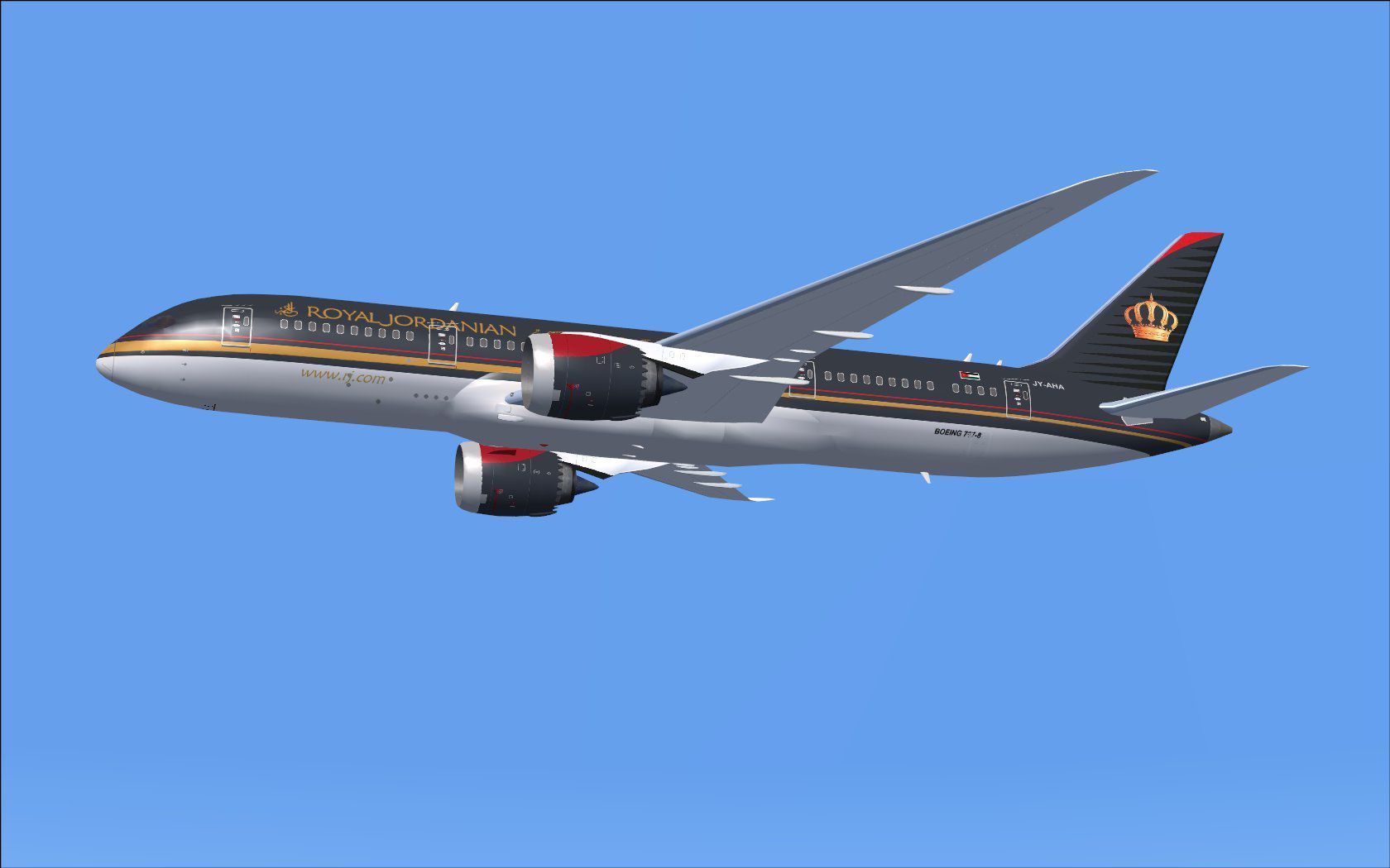 1680x1050 AI Royal Jordanian Boeing 787 8