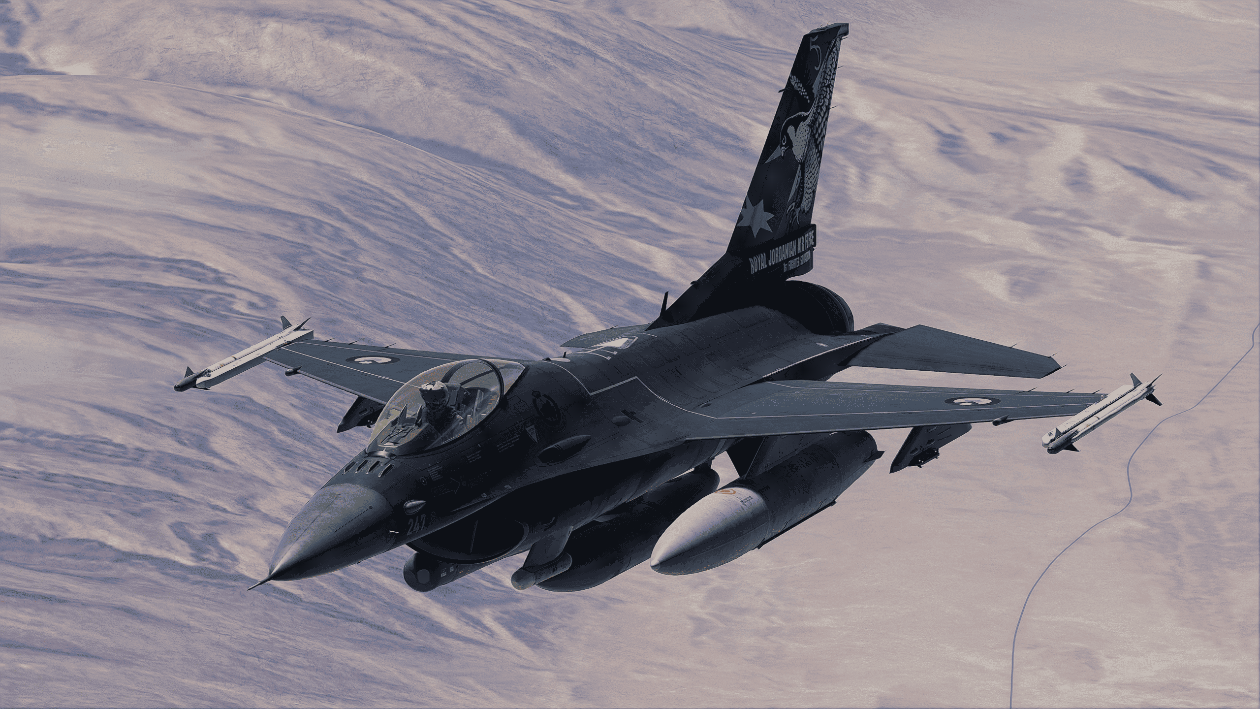 2560x1440 RJAF F 16C Block 30
