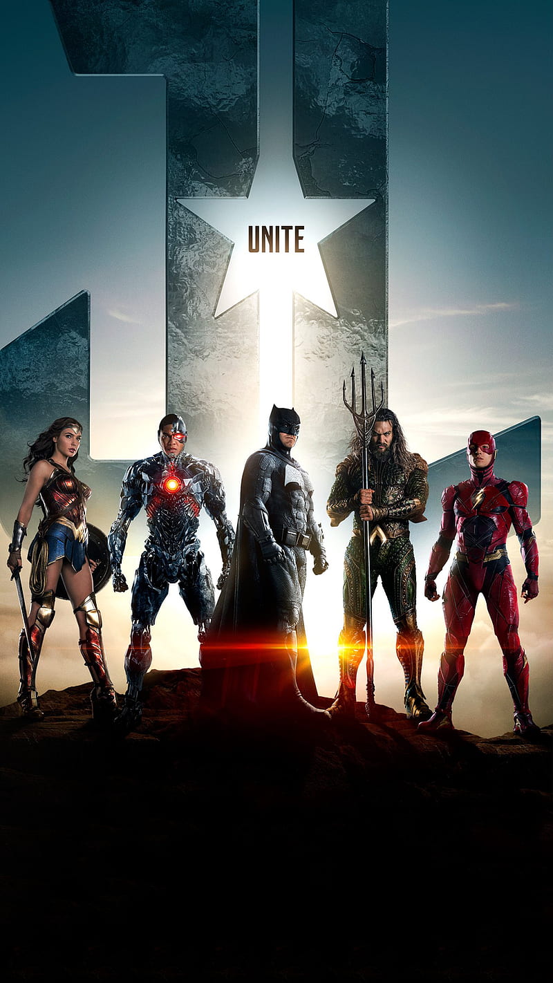 800x1422 Portrait display, Justice League (2017), Batman, Wonder Woman, Flash, Aquaman, HD phone wallpaper