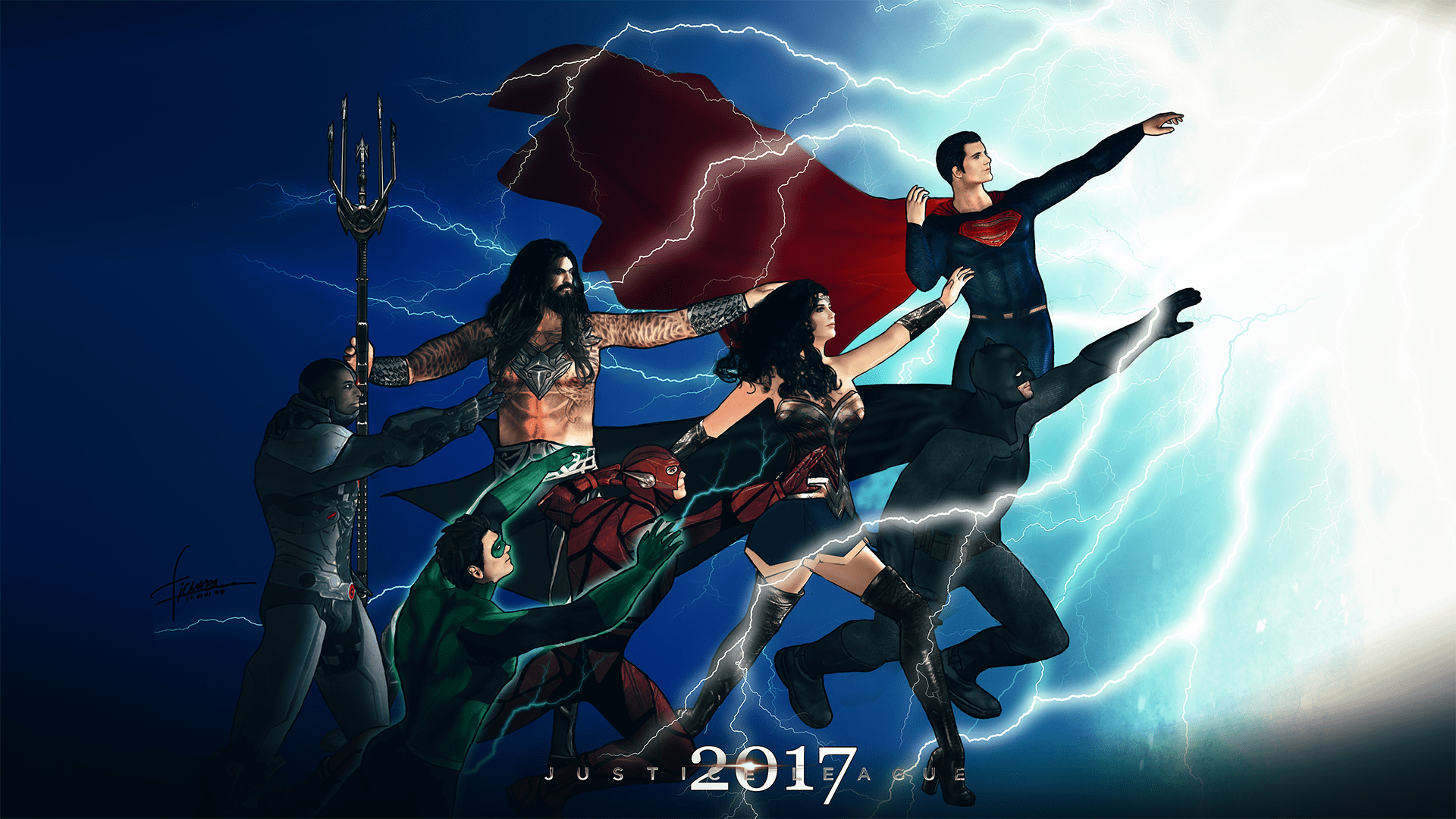 1920x1080 Fan Made:Justice League Fanart Tribute To DC Rebirth In DCEU Version, Happy New Year To All! : R DC_Cinematic