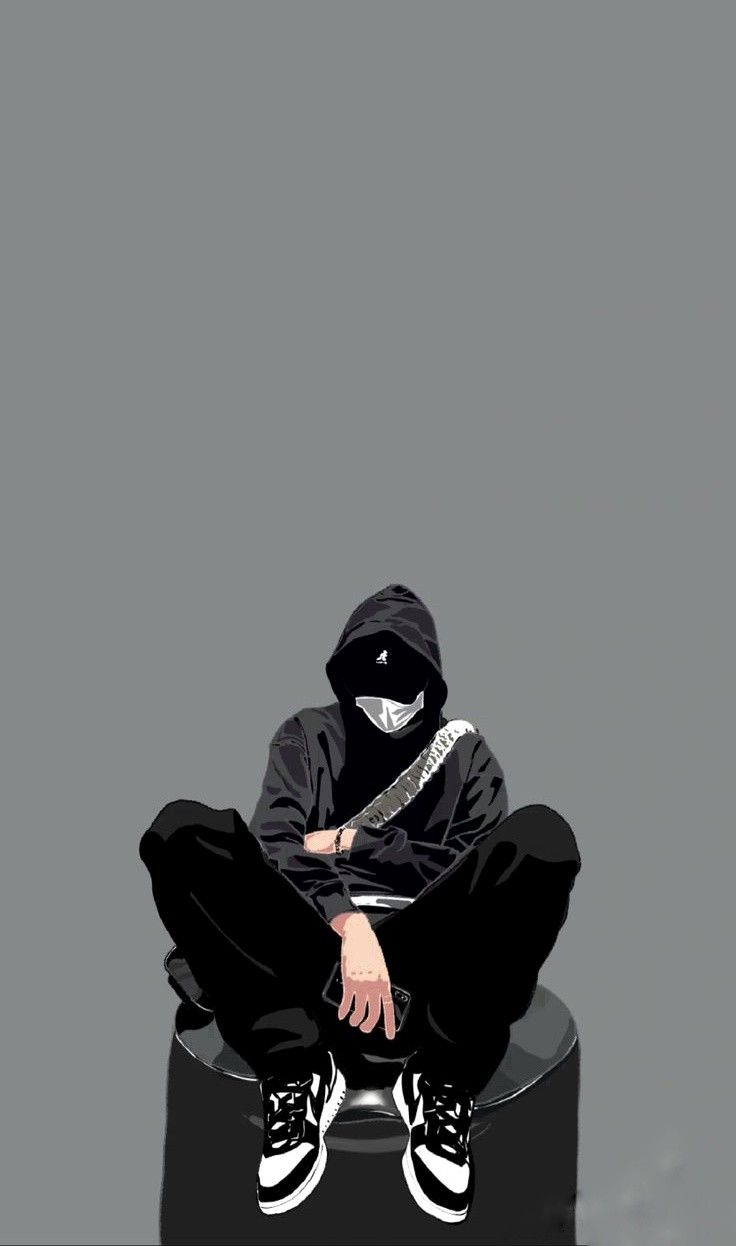 736x1246 Tomboy wallpaper. Swag cartoon wallpaper black, Wallpaper bad boy, Boy wallpaper 3D