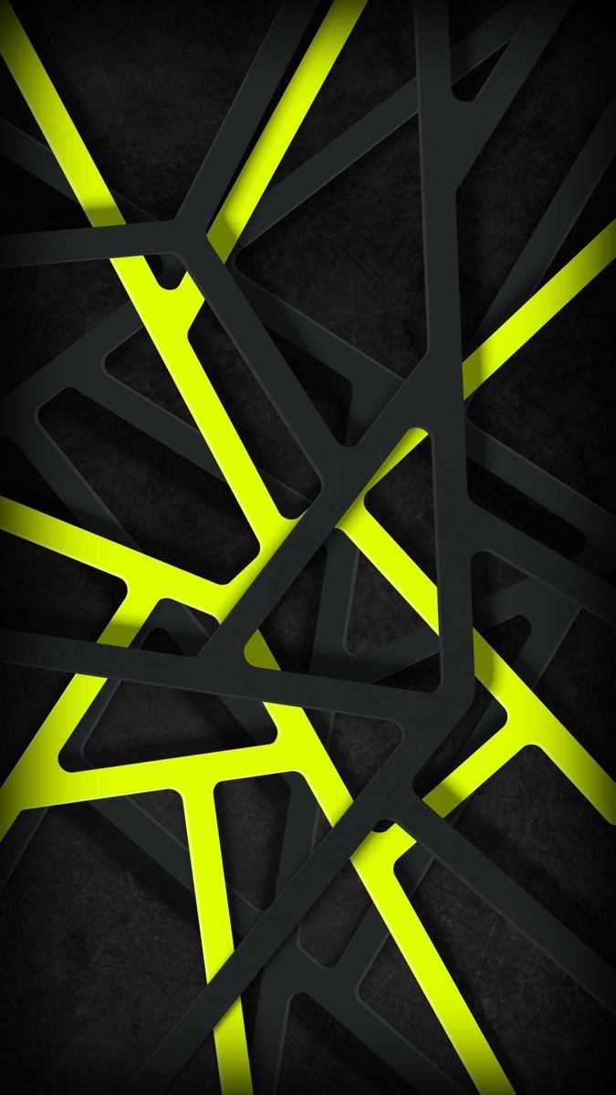 675x1200 Abstract Black and Yellow Background. Epoxy 3D, Japanese wallpaper iphone, Swag wallpaper