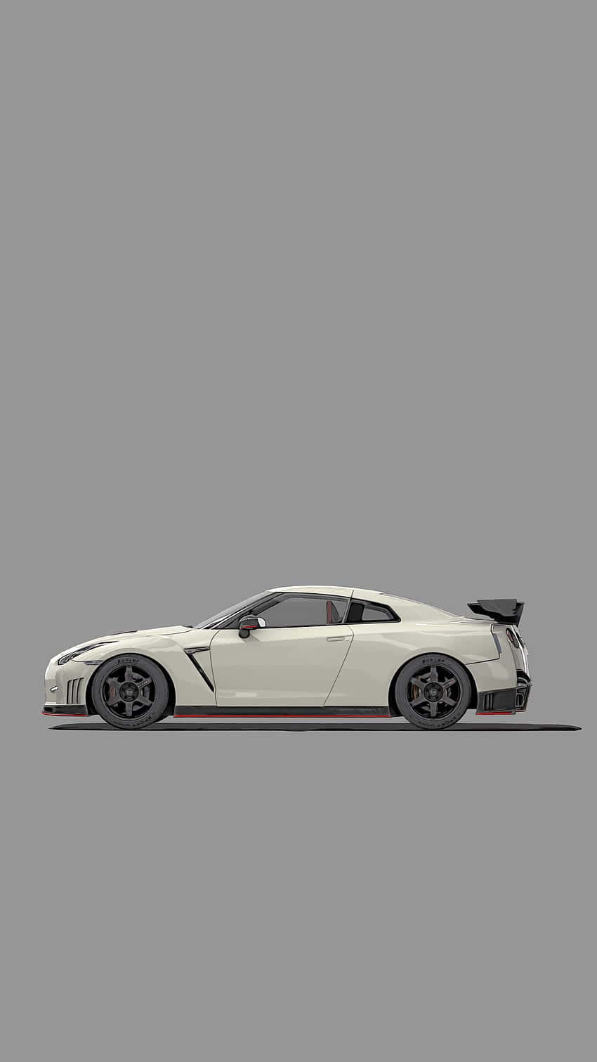 850x1511 Download 2017 White Nissan R35 Gtr Poster Wallpaper