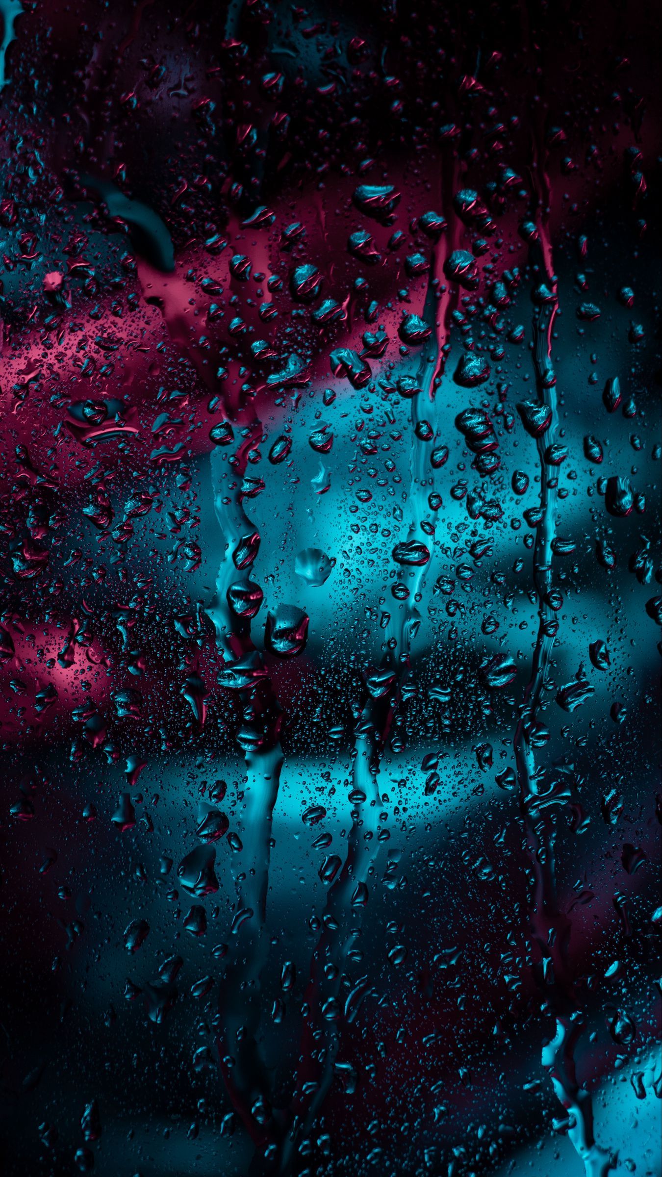 1350x2400 Download wallpaper 1350x2400 drops, glass, rain, moisture, window, surface, dark iphone 8+/7+/6s+/for parallax HD background