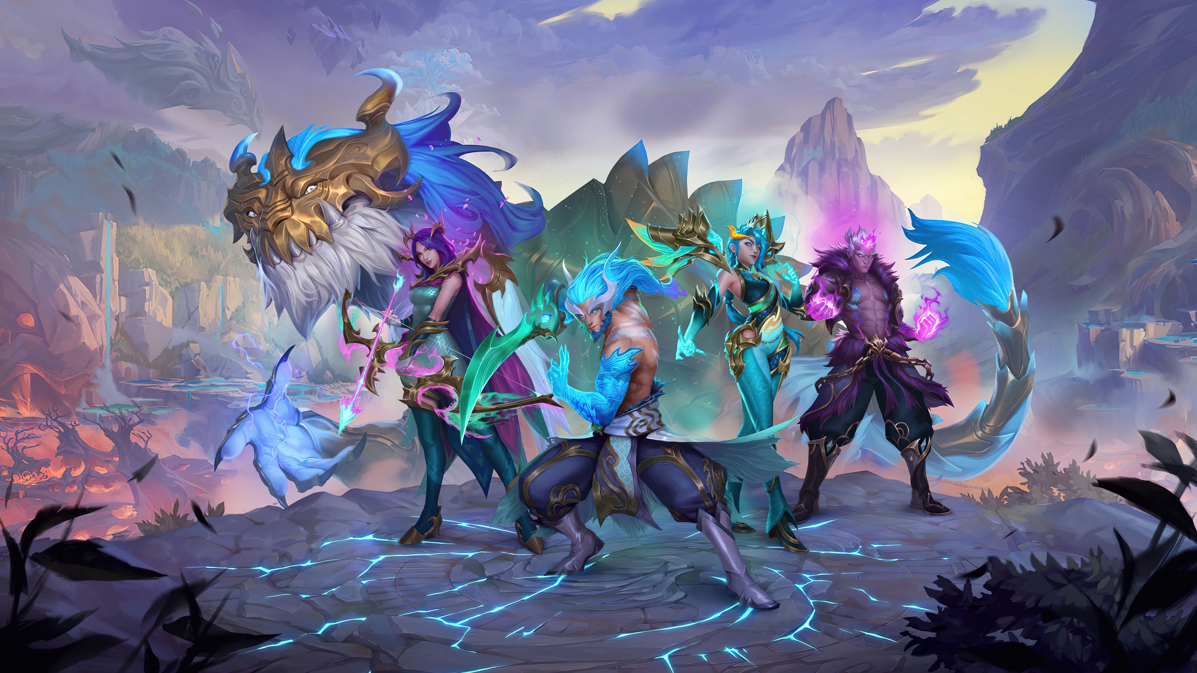 3840x2160 Dragonmancer LoL Skin Wallpaper 4K PC Desktop e