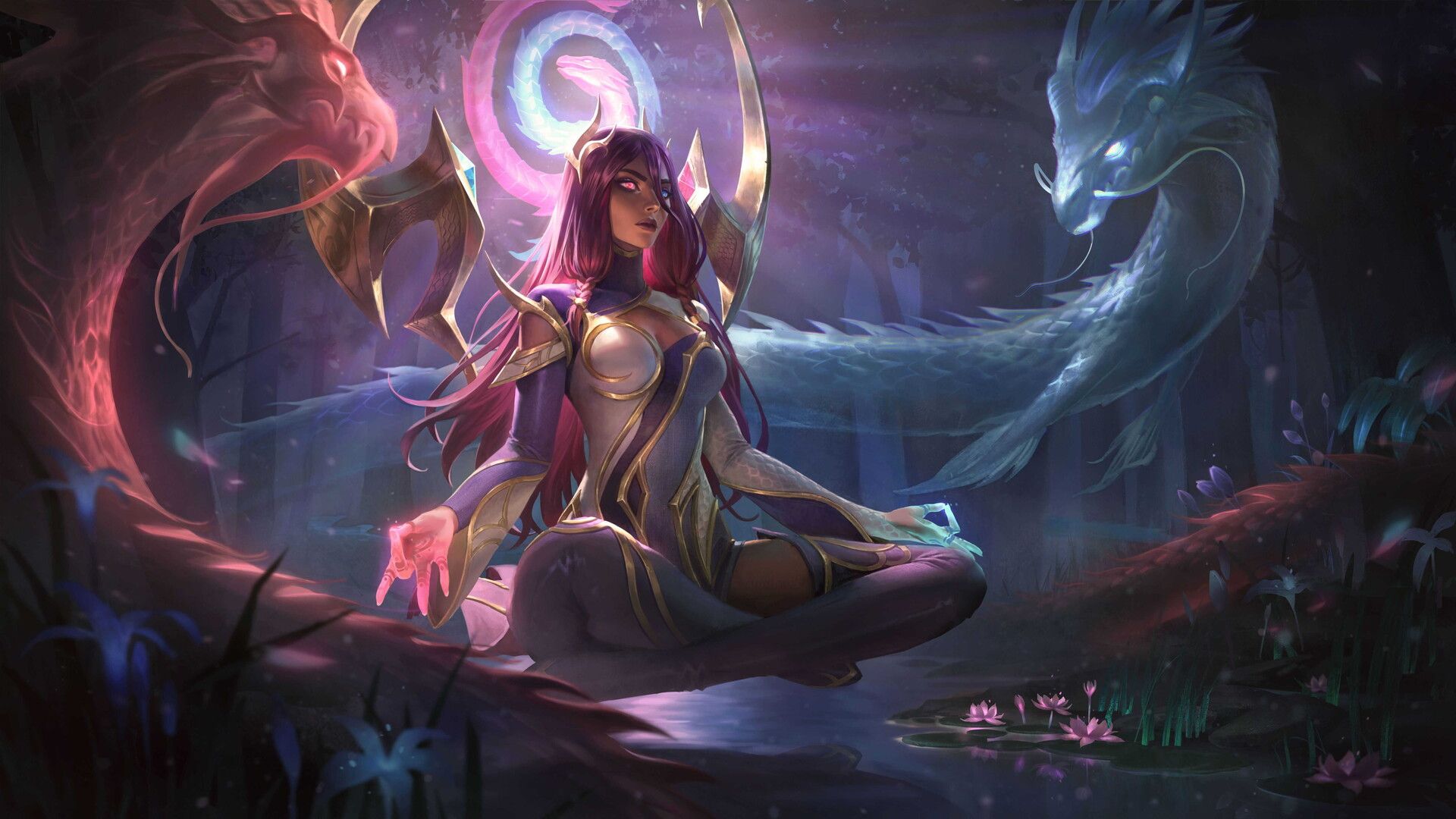 1920x1080 Yuhong Ding Karma for League of Legends