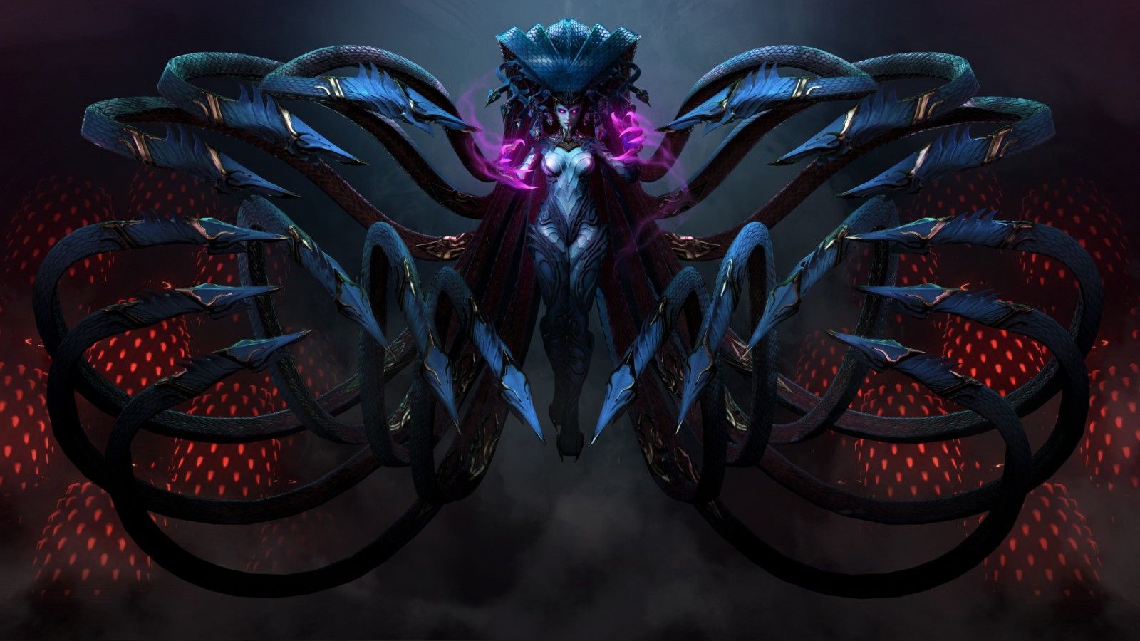 1600x900 Cryomancer Paladin Lightbinder Archer Berserker Kinetic HD Skyforge Wallpaper