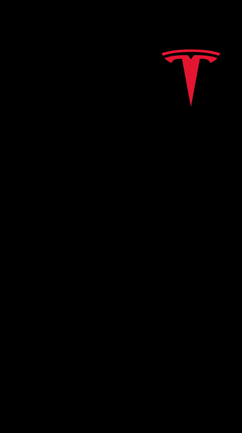 800x1428 HD tesla logo wallpaper