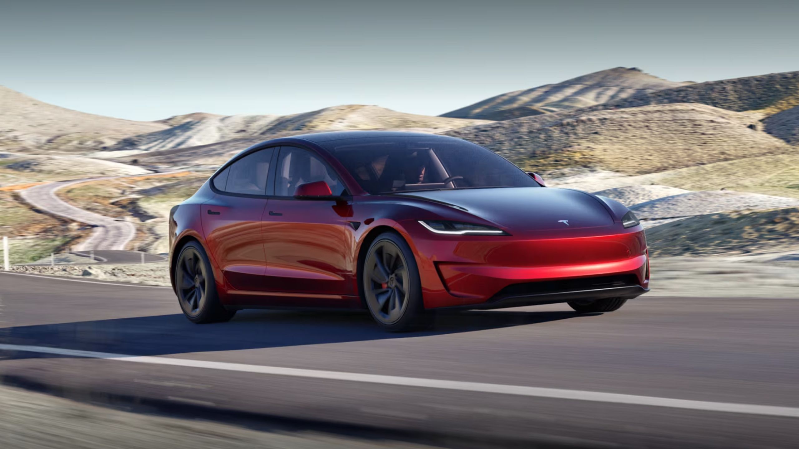 2560x1440 Tesla's new Model 3 Performance is here