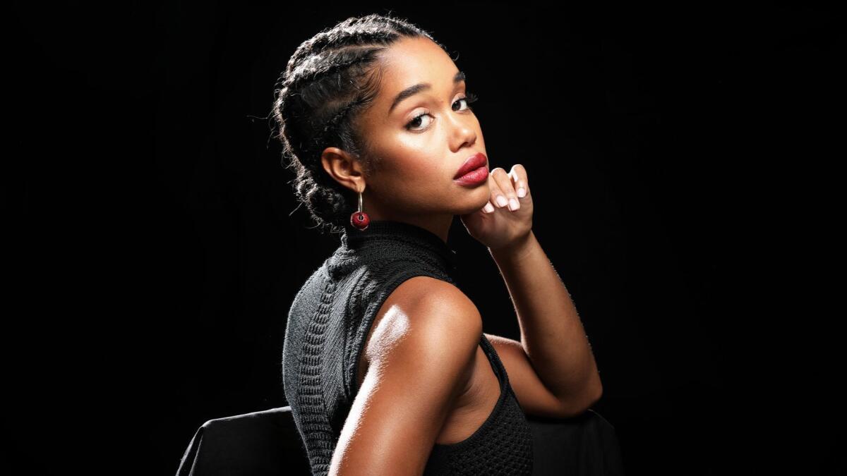 1200x675 Q&A: Don't ask 'BlacKkKlansman' actress Laura Harrier about being a black woman in Hollywood Angeles Times