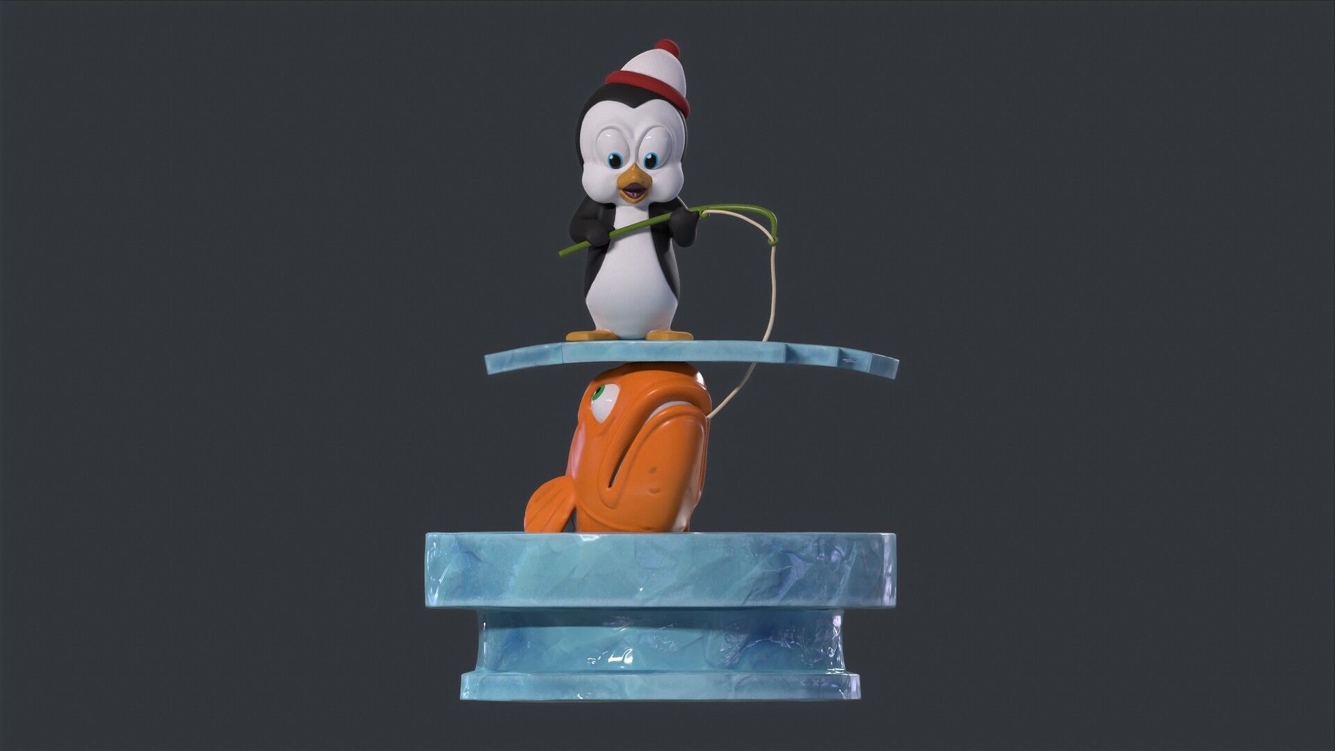 1920x1080 Cartoon Chilly Willy Sculpture