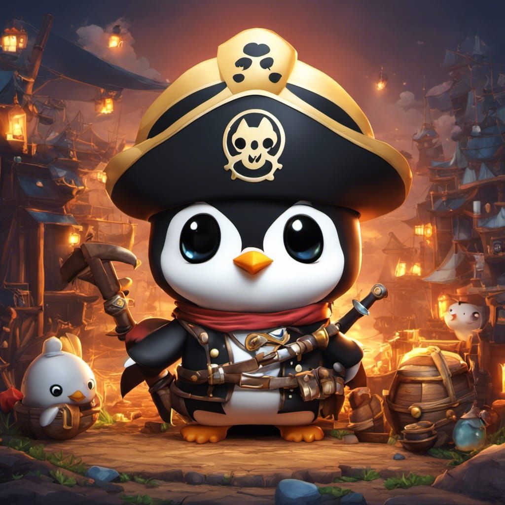 1024x1024 Chilly Willy as a 3D CGI Pirate Willy as a 3D CGI