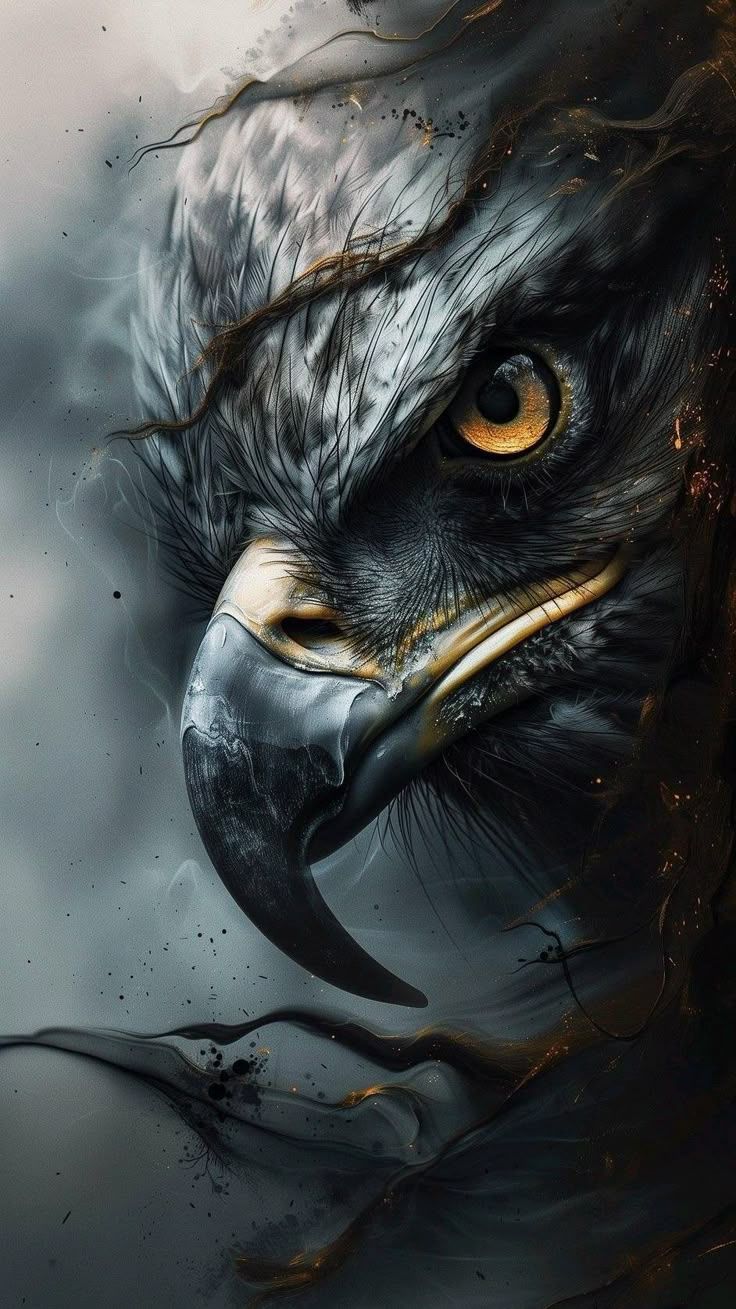 736x1309 The Golden Eagle 8k Quality Wallpaper