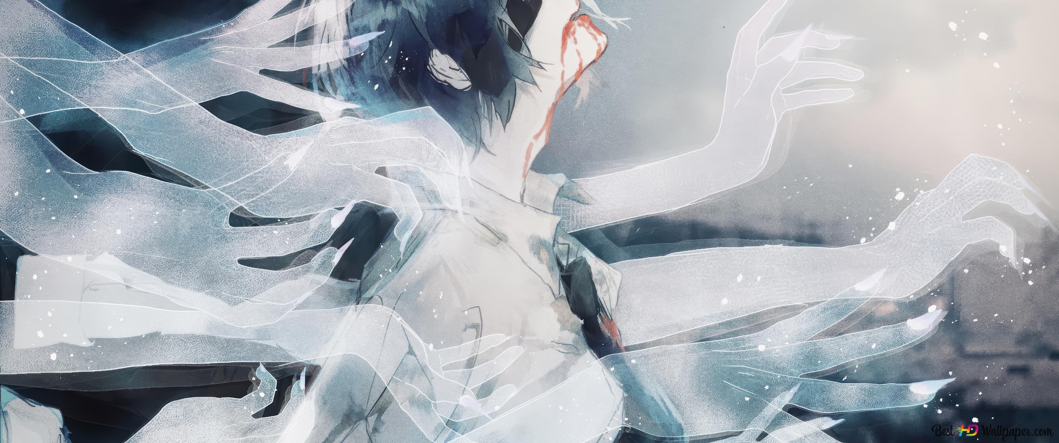 3440x1440 Reze 'Bomb Devil' from Chainsaw Man 4K wallpaper download