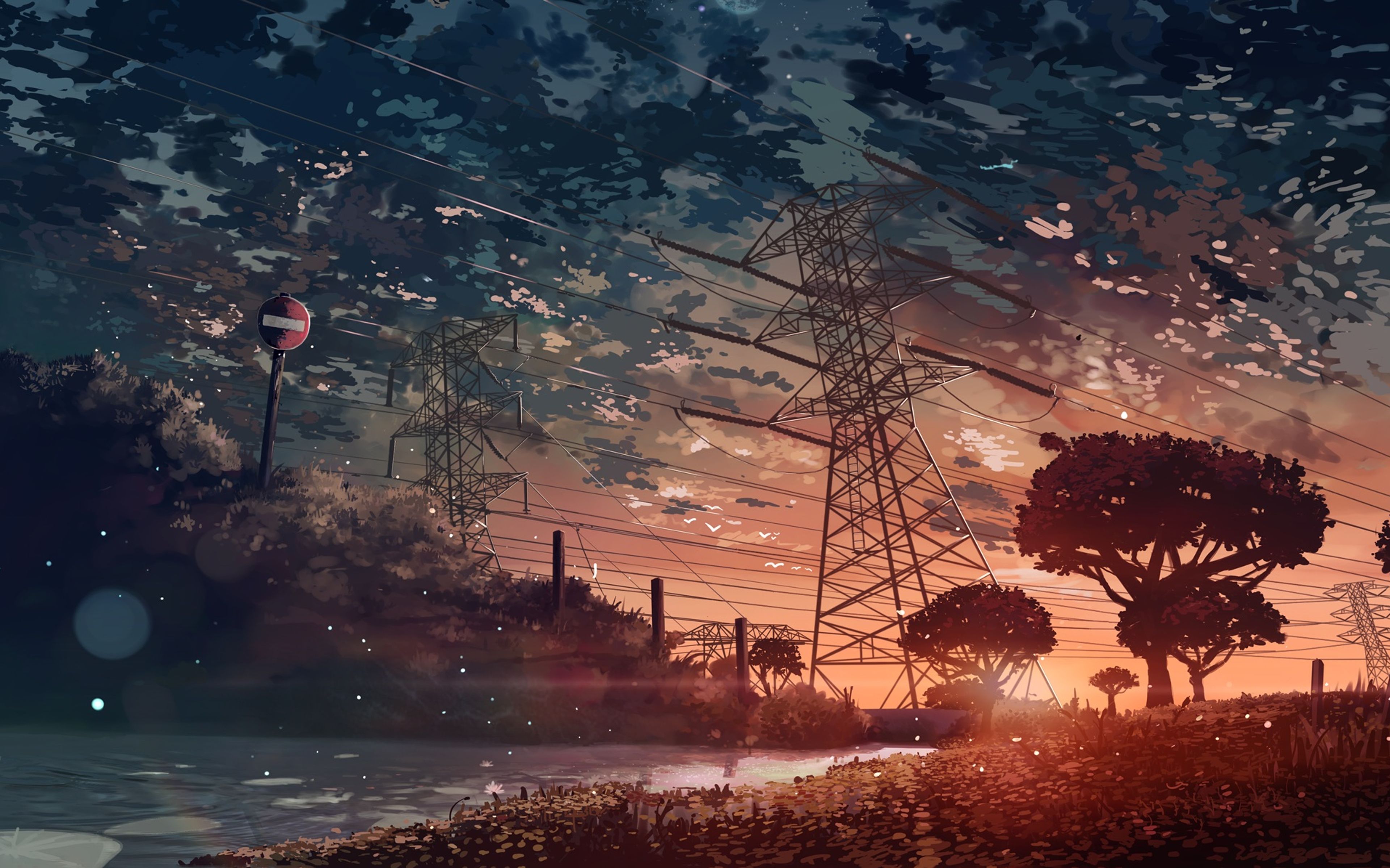 3840x2400 Anime Landscape 4K , HD 4k Wallpaper, Image, Background, Photos and Picture