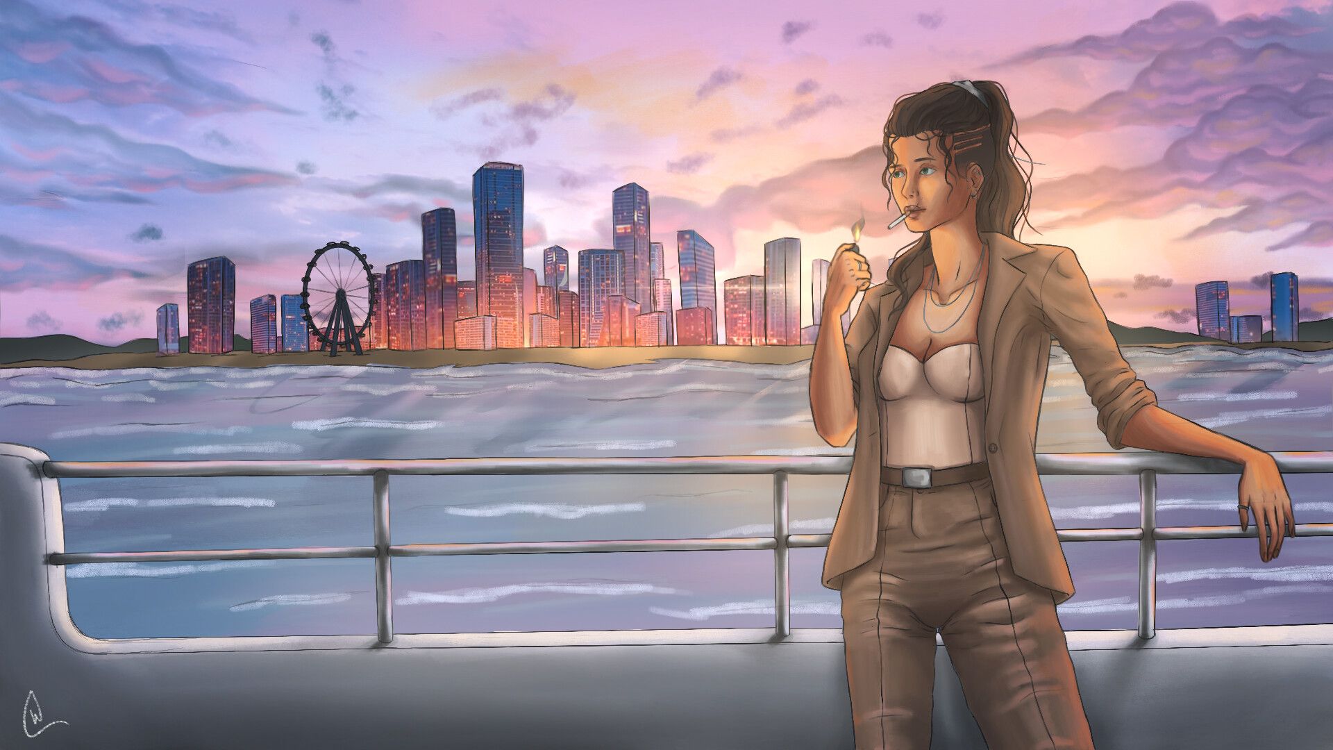 1920x1080 Grand Theft Auto Female Lead