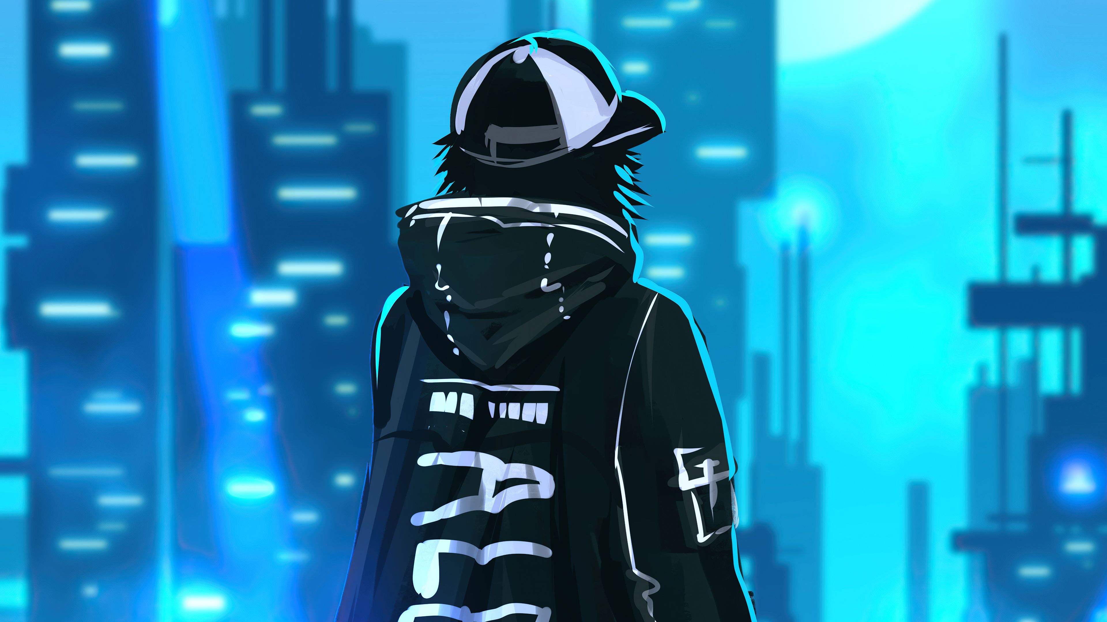 3840x2160 Wallpaper I Am From Neon City, Background Free Image