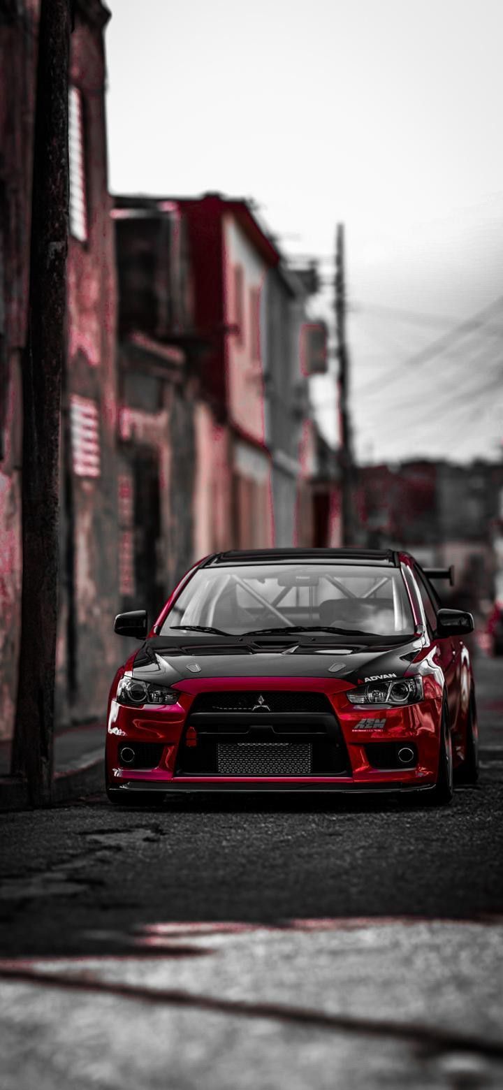 720x1560 Mitsubishi Lancer Evo 08