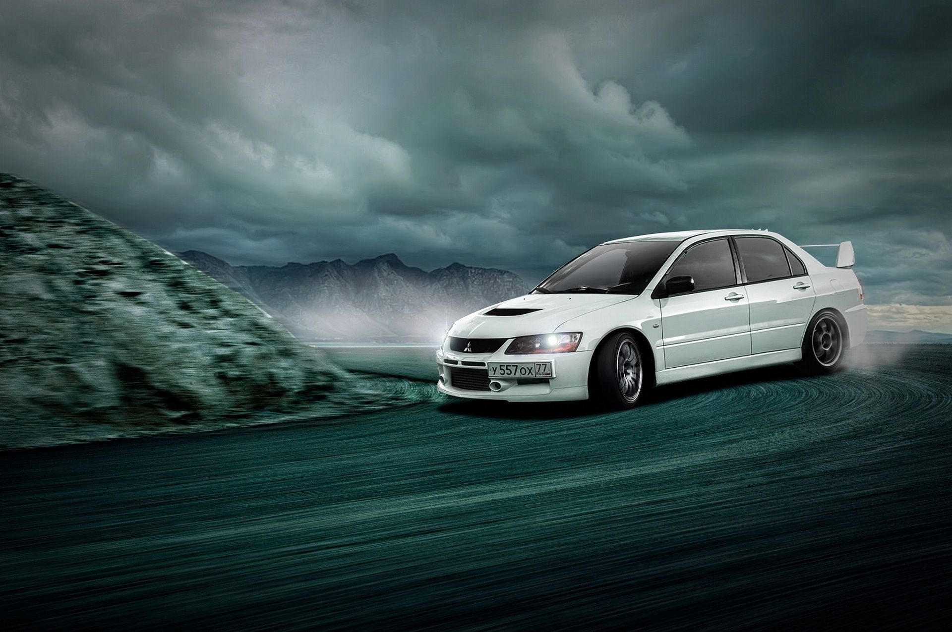 1920x1275 Wallpaper Mitsubishi, Lancer, white, Evolution Skid, Drifting for mobile and desktop, section mitsubishi, resolution 1920x1275