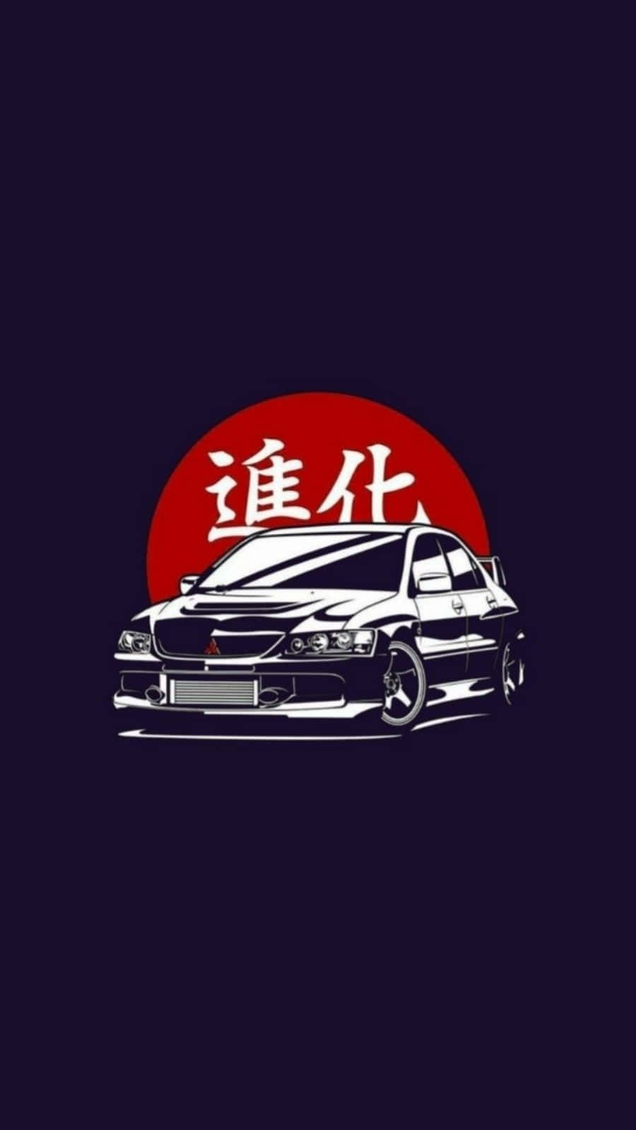 900x1600 Download Jdm Art Mitsubishi Lancer Evolution Wallpaper