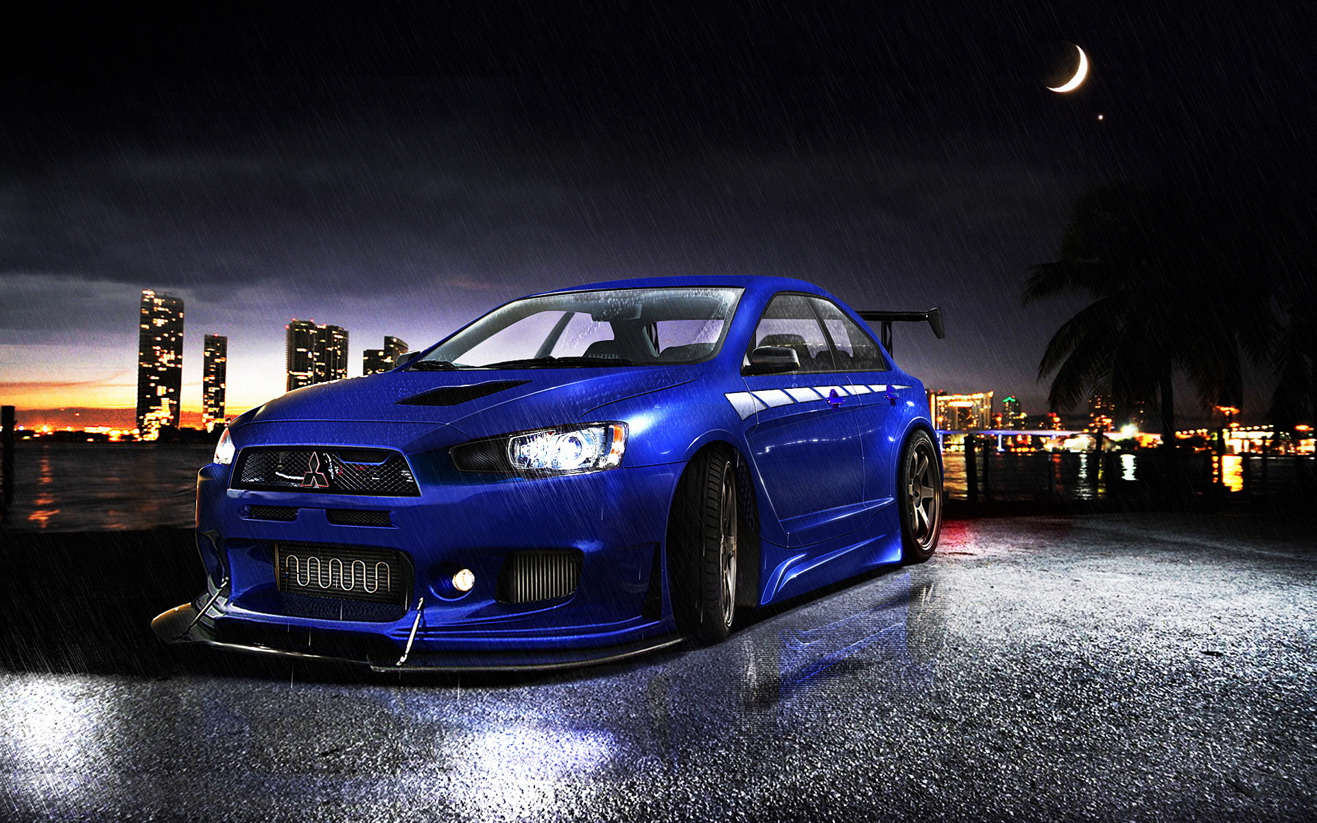 1920x1200 Mitsubishi Lancer Evolution X Desktop Wallpaper 1920x1080