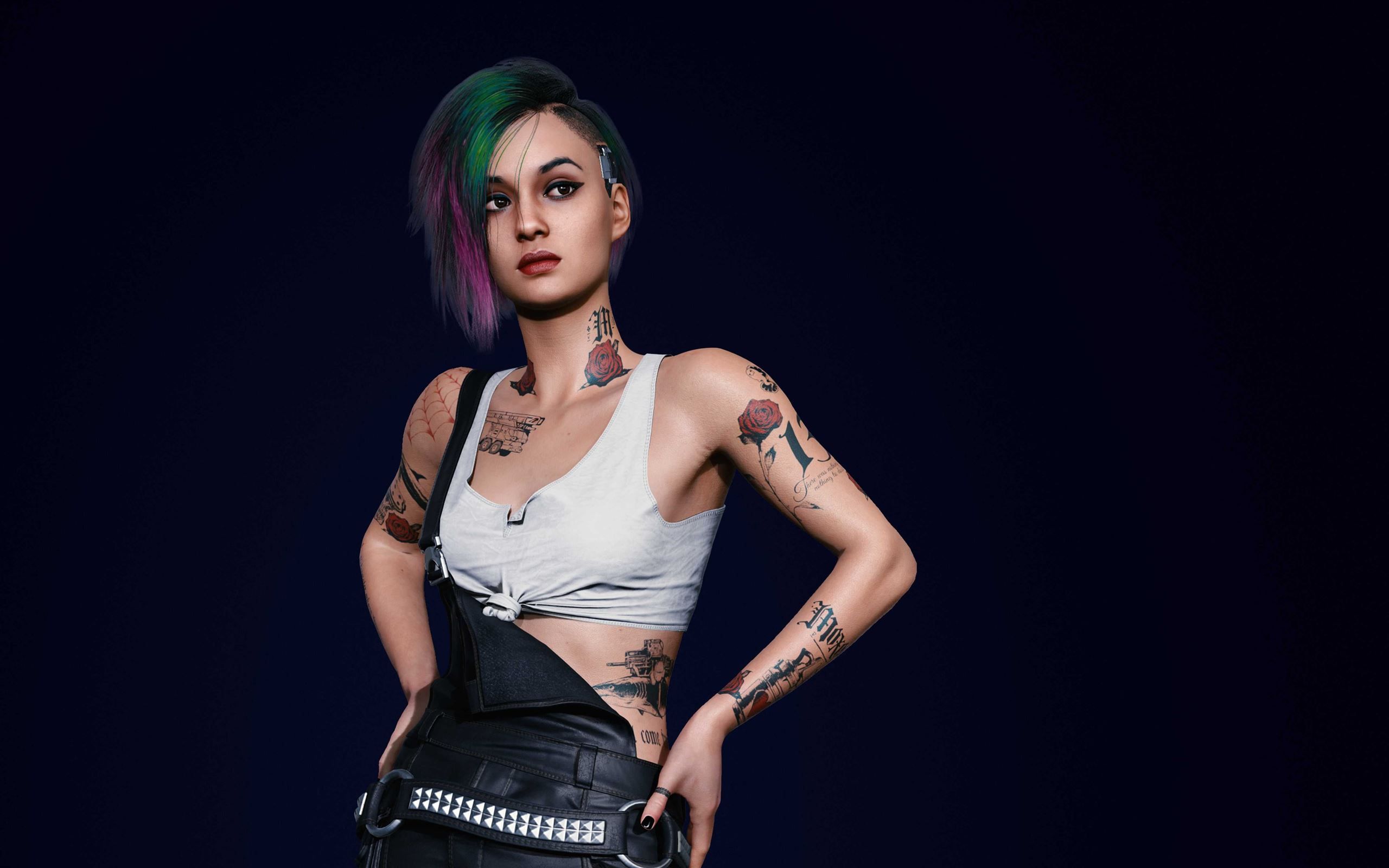2560x1600 cyberpunk 2077 judy 5k iMac Wallpaper Download