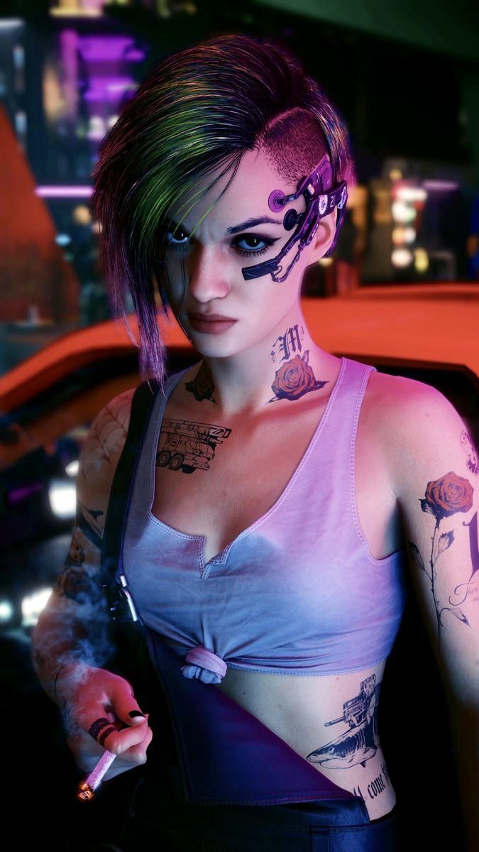 675x1200 Judy Alvarez. Cyberpunk girl, Cyberpunk aesthetic, Cyberpunk 2077
