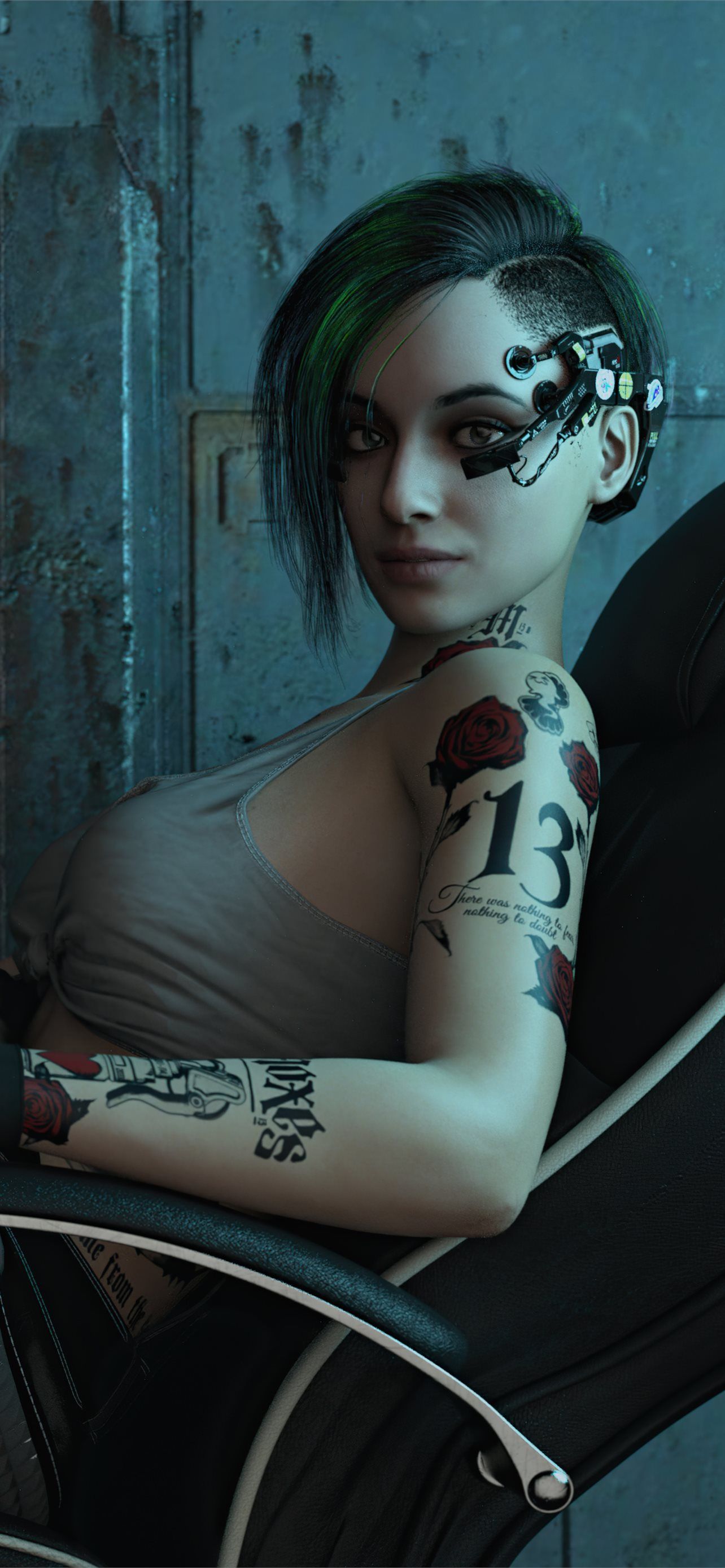 1284x2778 judy alvarez in cyberpunk 2077 4k iPhone Wallpaper Free Download