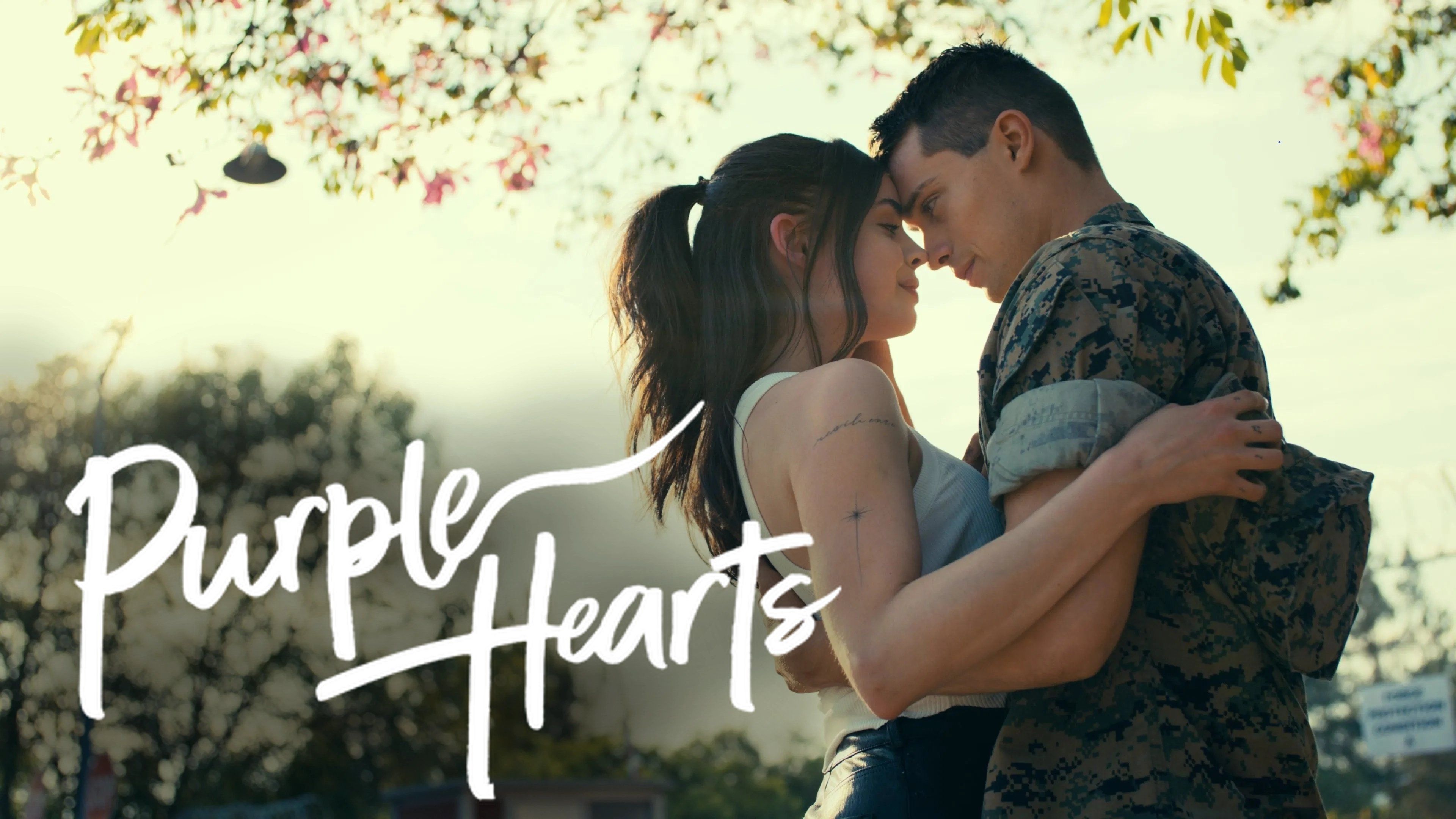 3840x2160 Purple Hearts, covers, wallpaper