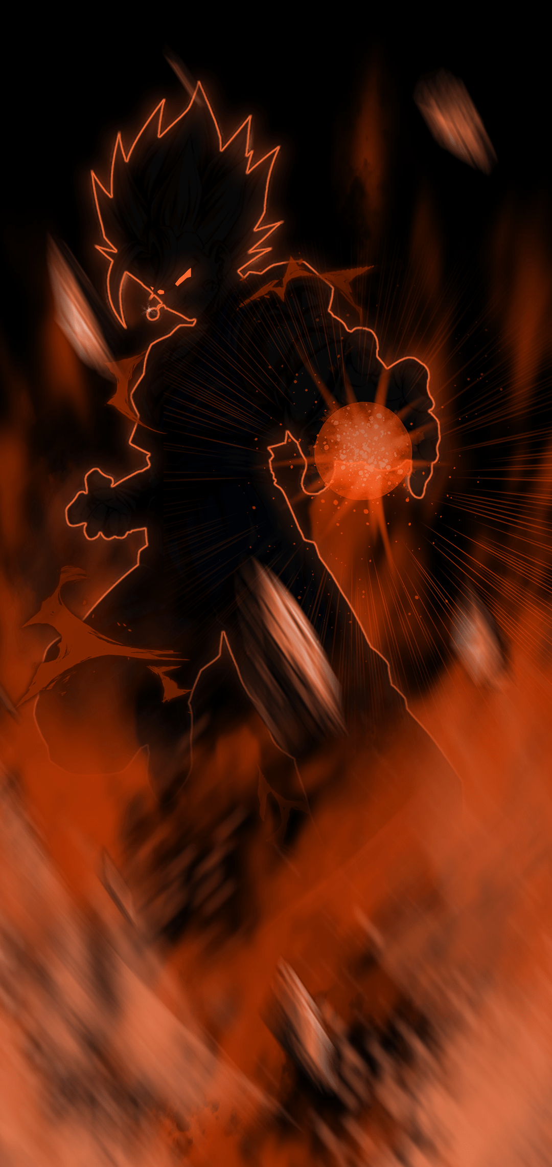 1080x2280 Vegito Minimalist Wallpaper working on previous requests