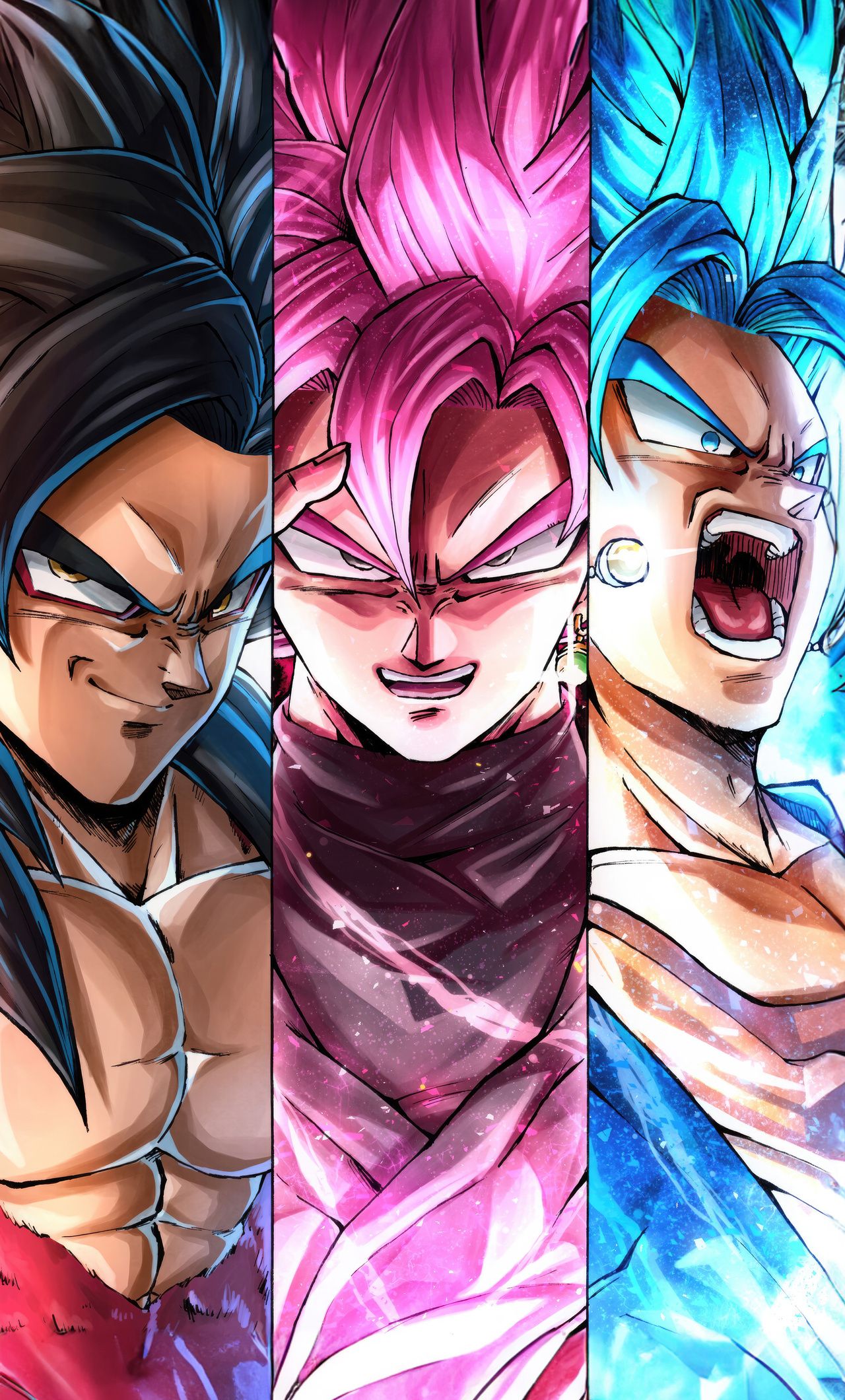 1280x2120 Legendary Warriors Of Dragon Ball Vegito Goku Black Vegeta Gogeta Ultra Instinct And Broly iPhone , HD 4k Wallpaper, Image, Background, Photos and Picture