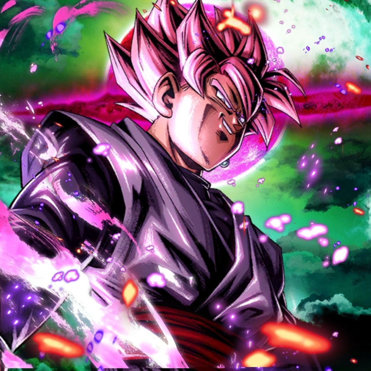 1280x1280 Vegito Blue And Goku Black Wallpaper Edit